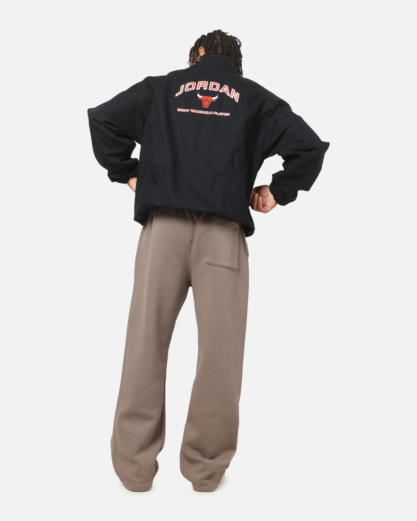 Jordan Jumpman Flight Graphic Workwear Jacket Black/White - Image 3