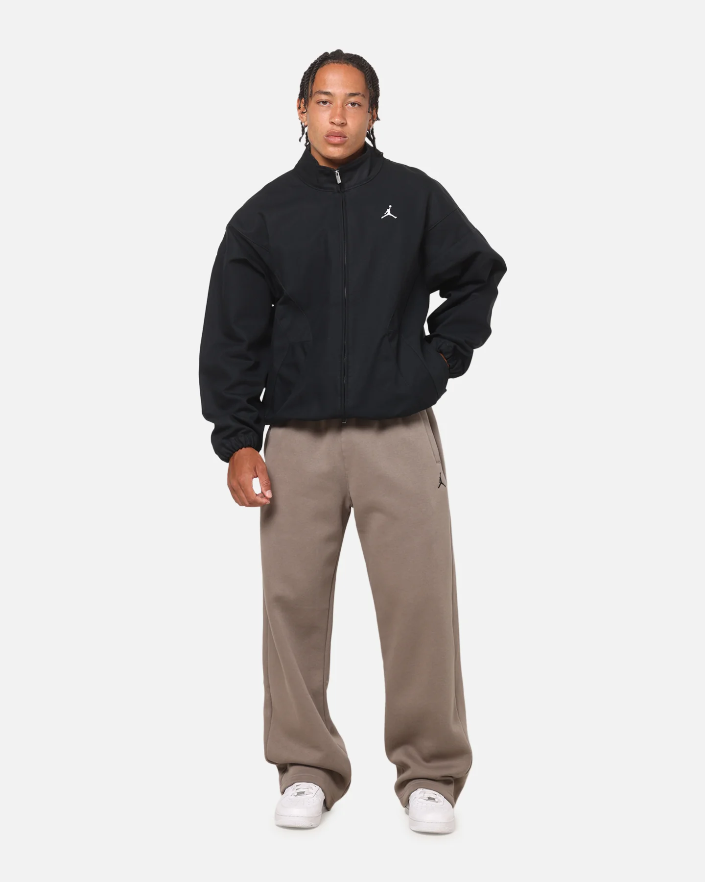 Jordan Jumpman Flight Graphic Workwear Jacket Black/White - Image 4