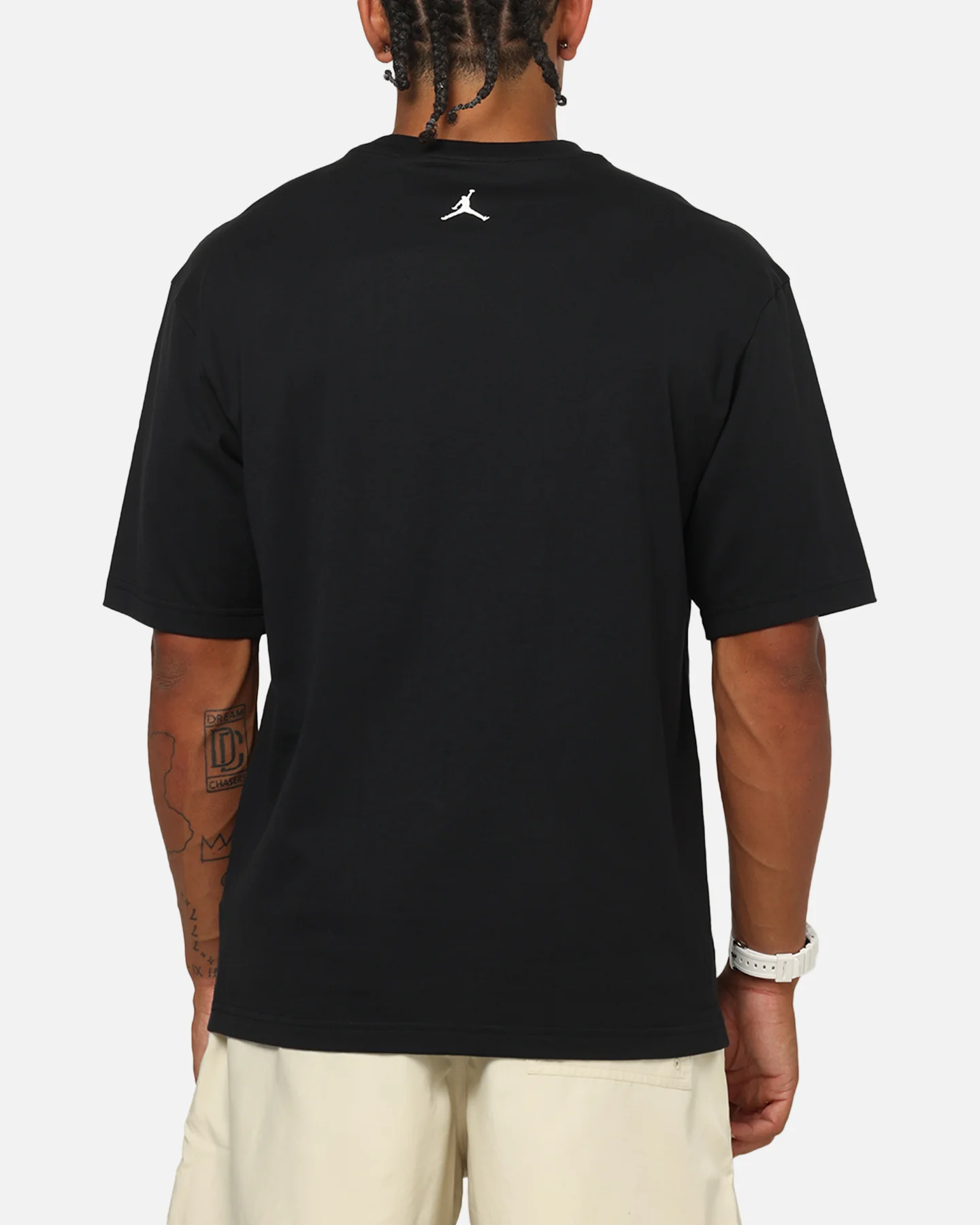 Jordan Jumpman North Carolina Goat T-Shirt Black/White - Image 3