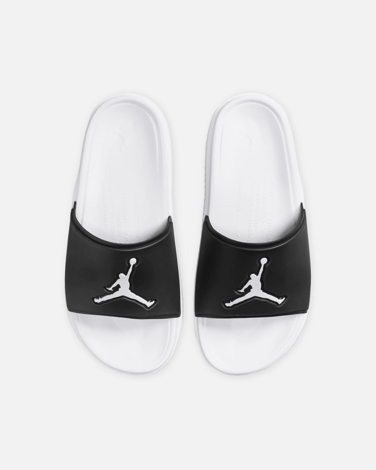 Jordan Jumpman Slides Black/White - Image 2