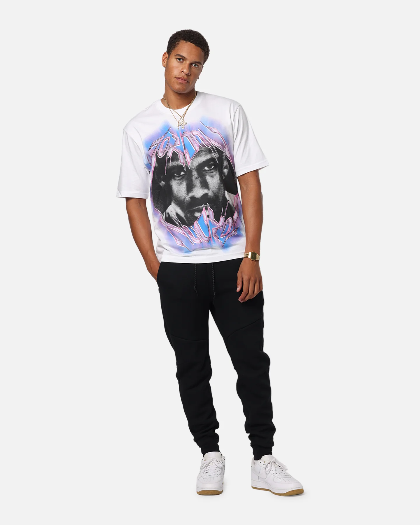 Jordan Jumpman Sport 8 5Dri-FIT Graphic T-Shirt White/Black - Image 2