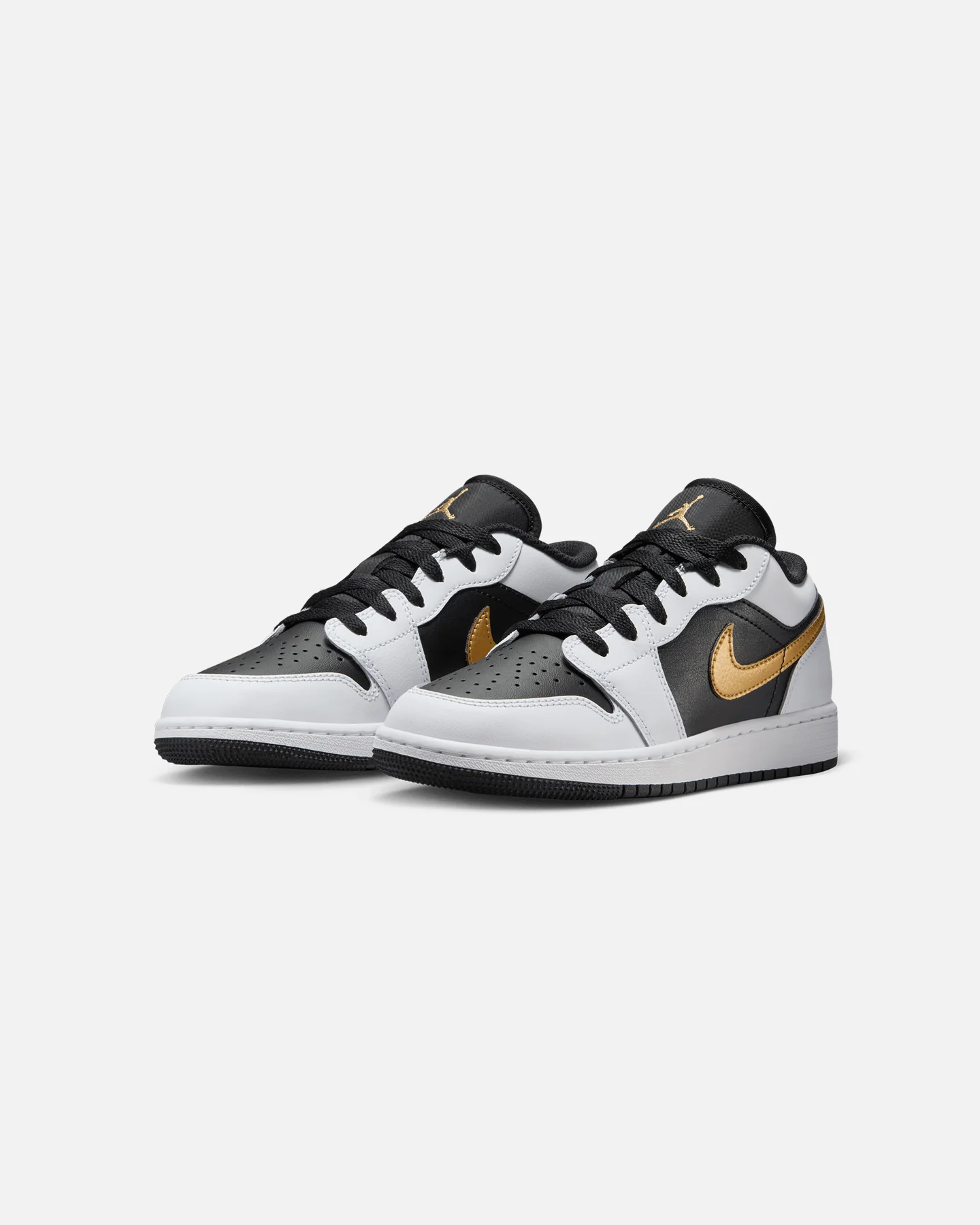 Jordan Kids' Air Jordan 1 Low (GS) White/Metallic - Image 2