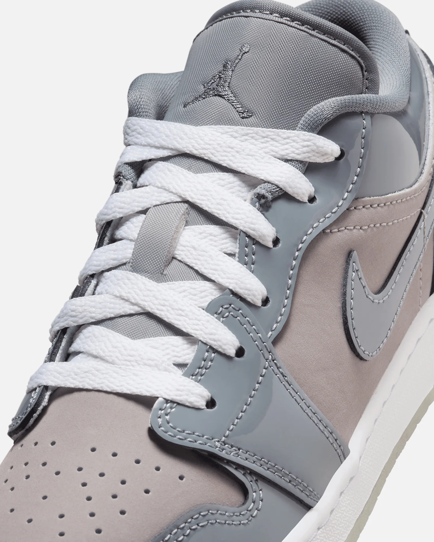 Jordan Kids' Air Jordan 1 Low SE (GS) Medium Grey - Image 6