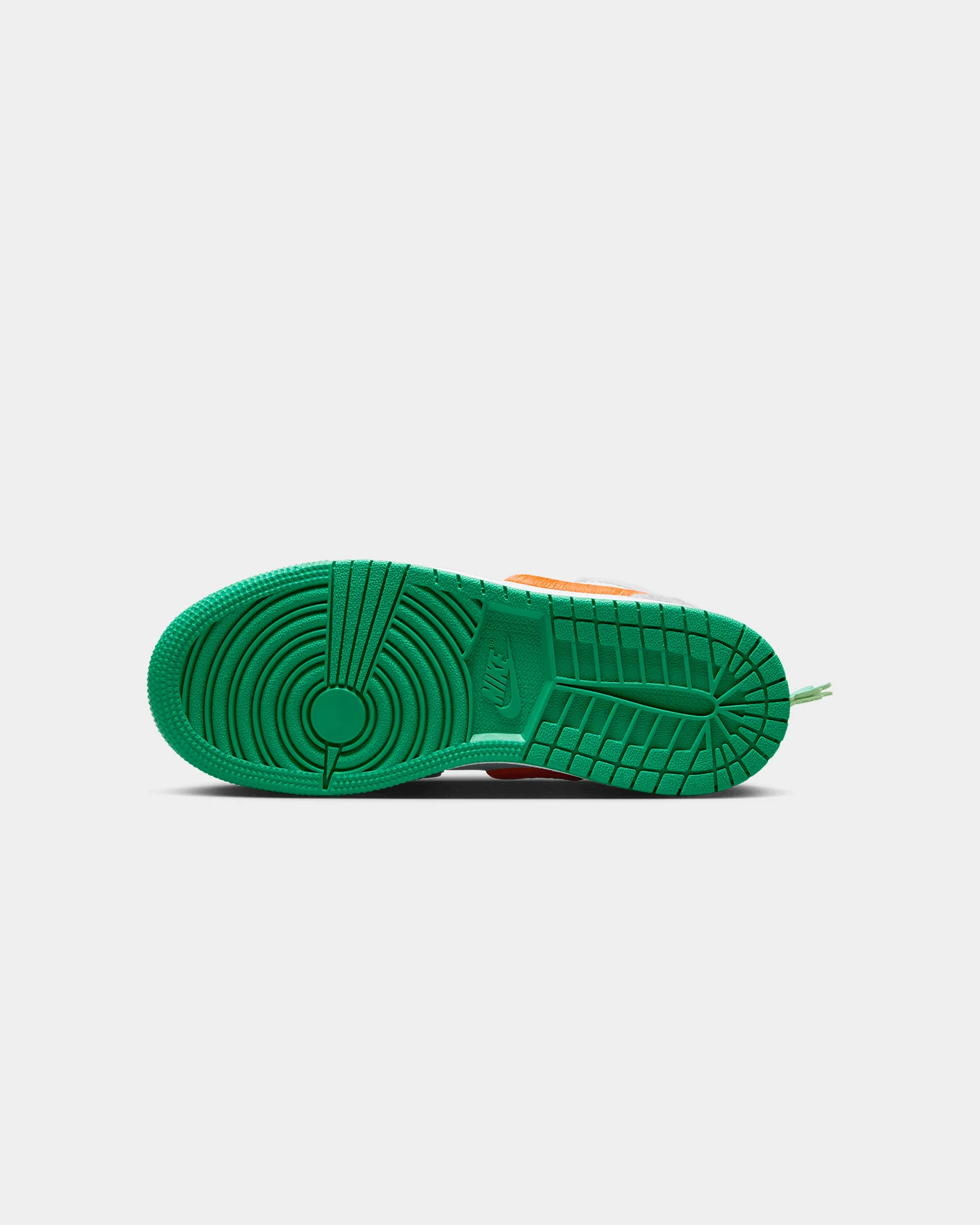 Jordan Kids' Air Jordan 1 Low SE (GS) "Rabbit" Light Smoke Grey/Total Orange/White/Stadium Green - Image 5