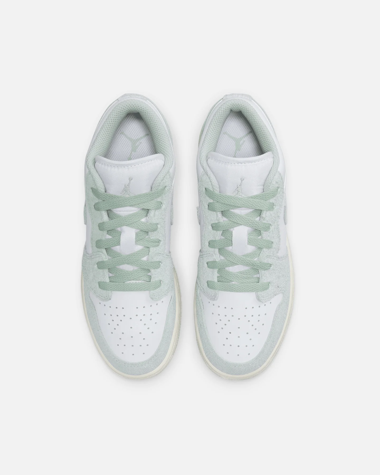 Jordan Kids' Air Jordan 1 Low SE (GS) White/Seafoam-Sail - Image 7
