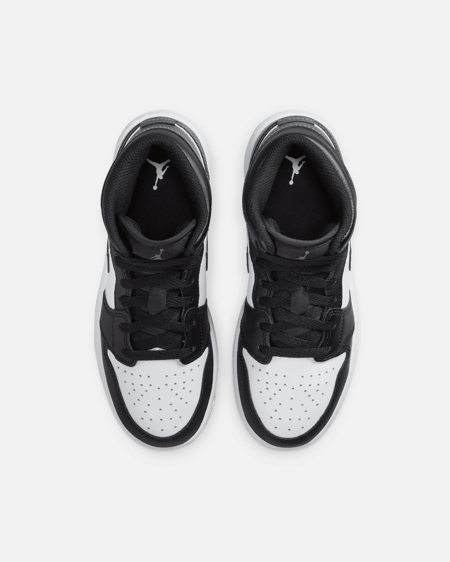 Jordan Kids' Air Jordan 1 Mid (GS) Black/Iron Grey - Image 7