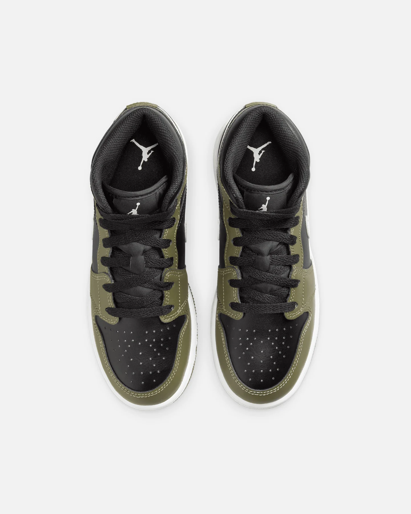 Jordan Kids' Air Jordan 1 Mid (GS) Black/White - Image 7