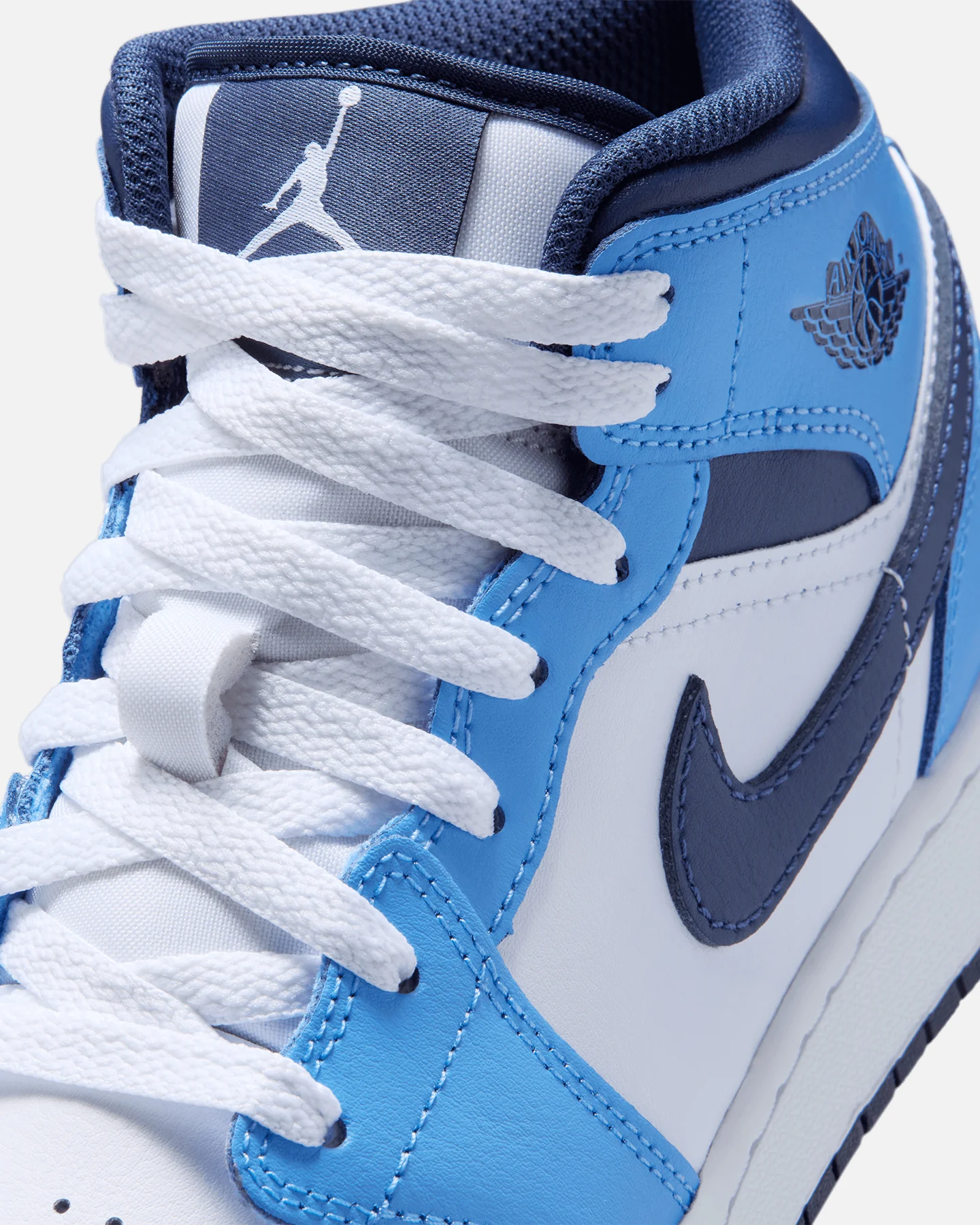 Jordan Kids' Air Jordan 1 Mid (GS) University Blue - Image 6
