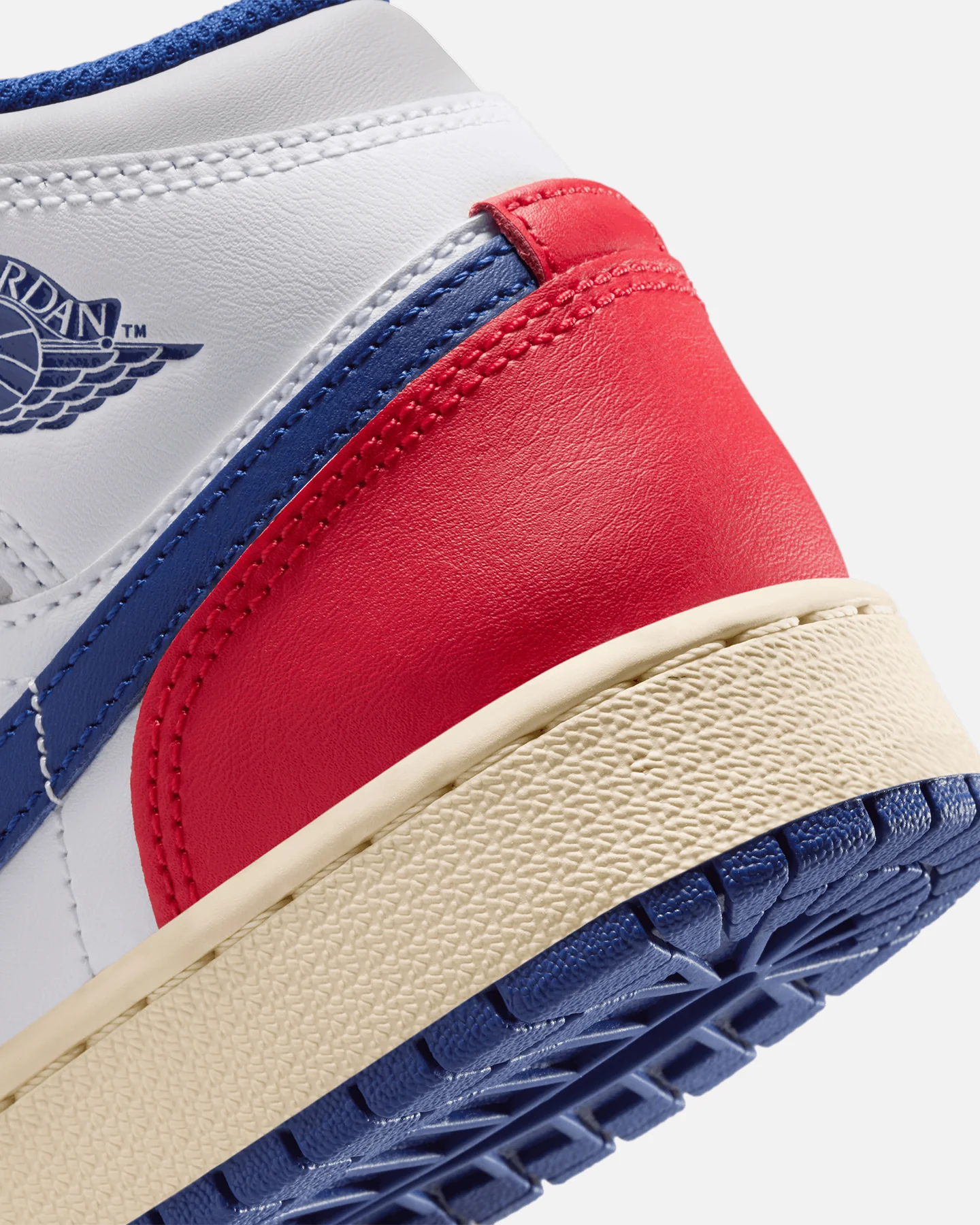 Jordan Kids' Air Jordan 1 Mid (GS) White/Royal - Image 8