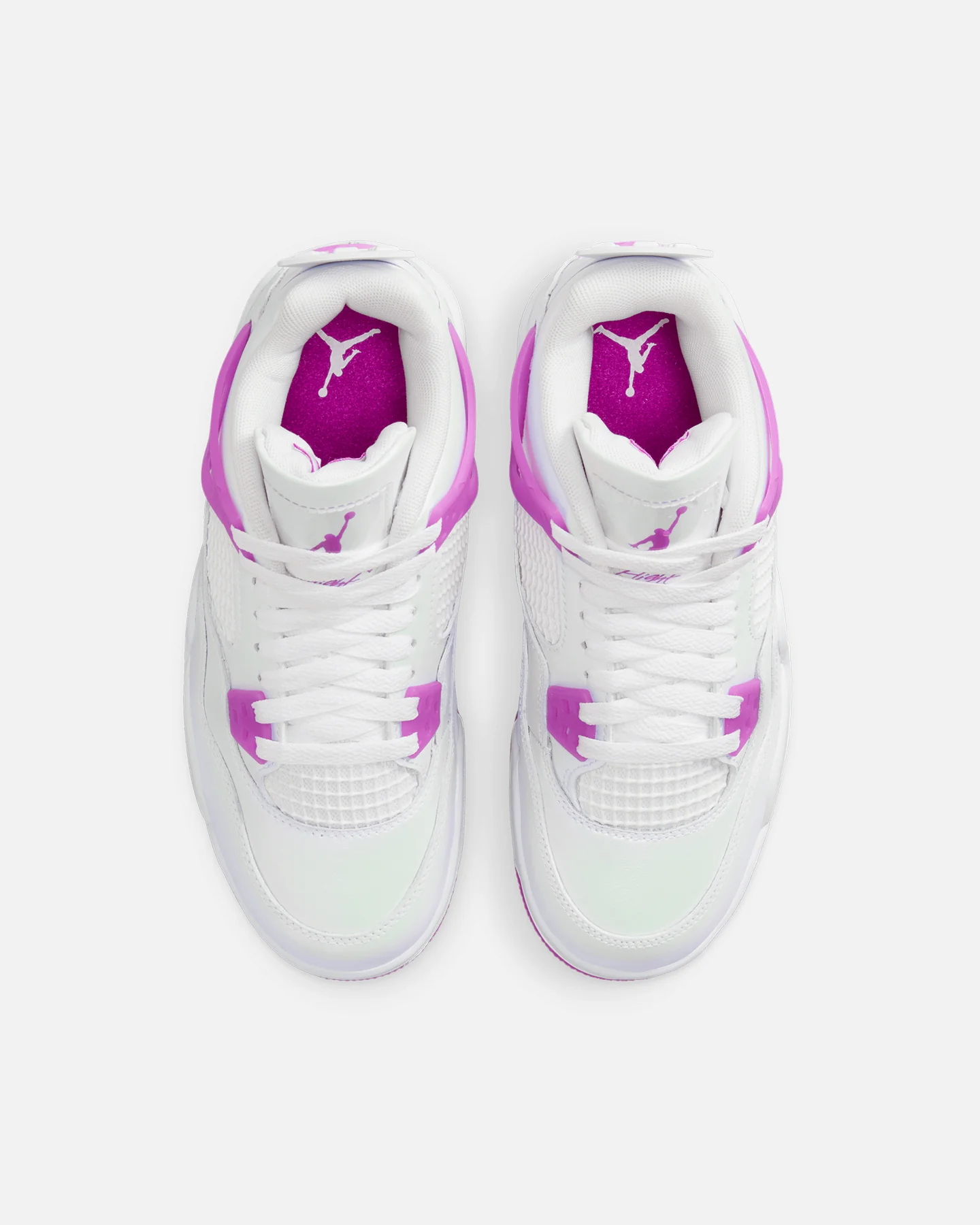 Jordan Kids' Air Jordan 4 Retro (GS) "Hyper Violet" White/Hyper Violet - Image 7