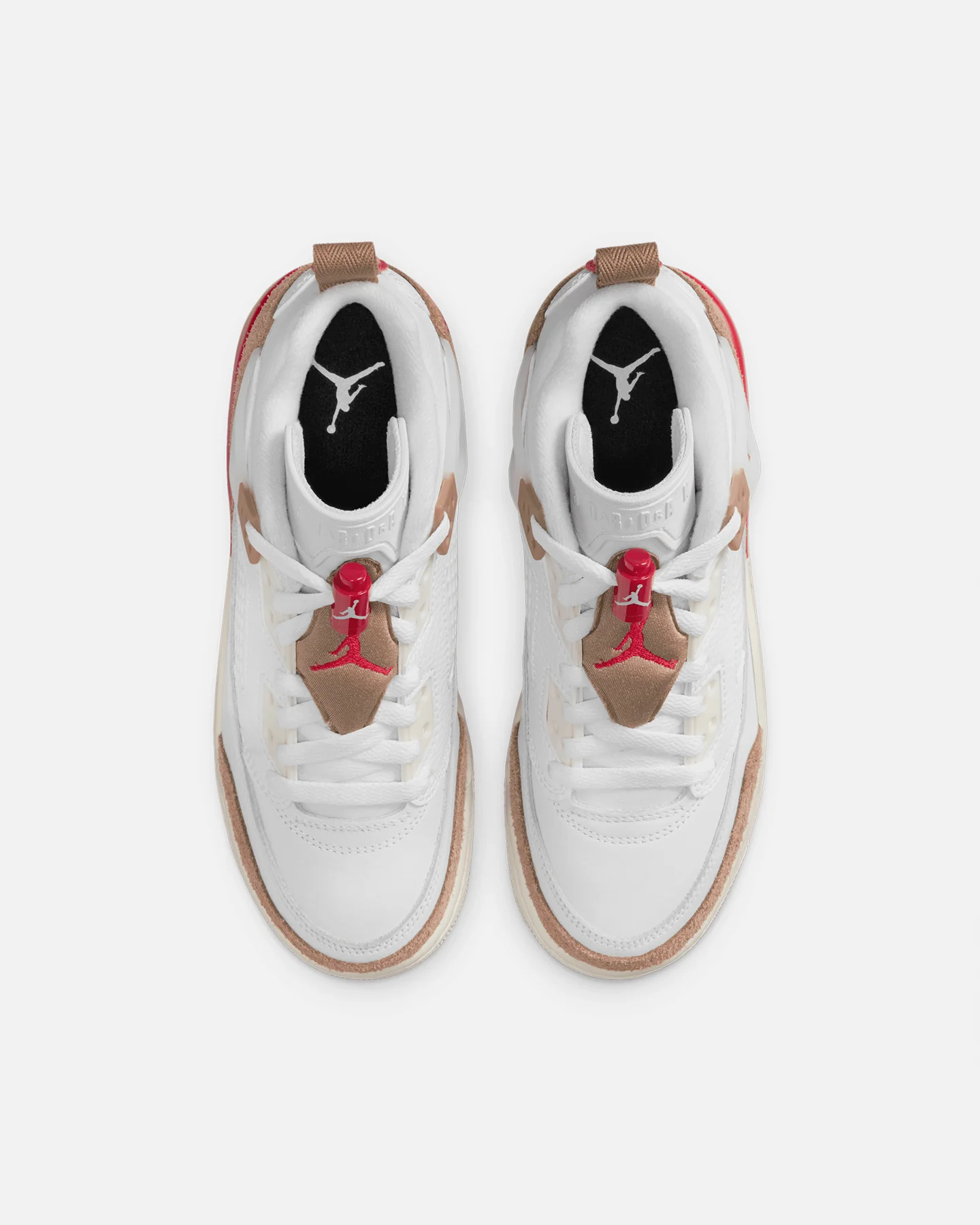 Jordan Kids' Spizike Low (GS) White/Fire-Red - Image 7