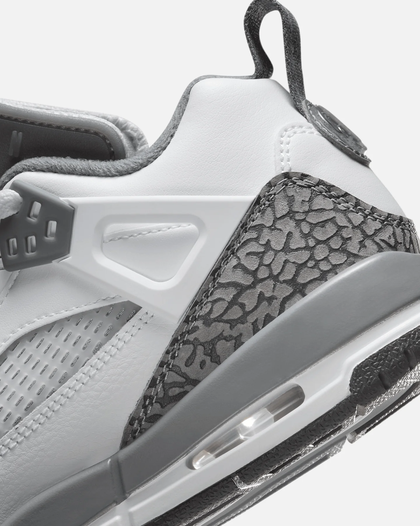 Jordan Kids' Spizike Low (GS) White/Grey - Image 8