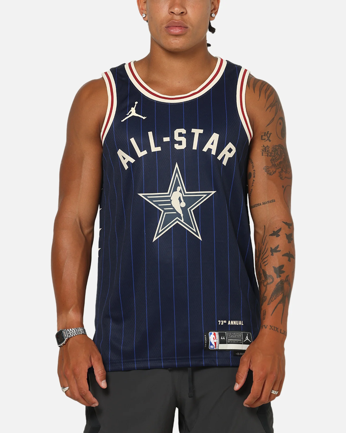 Jordan Luka Dončić All-Star 73rd Anniversary Swingman Jersey Navy - Image 2