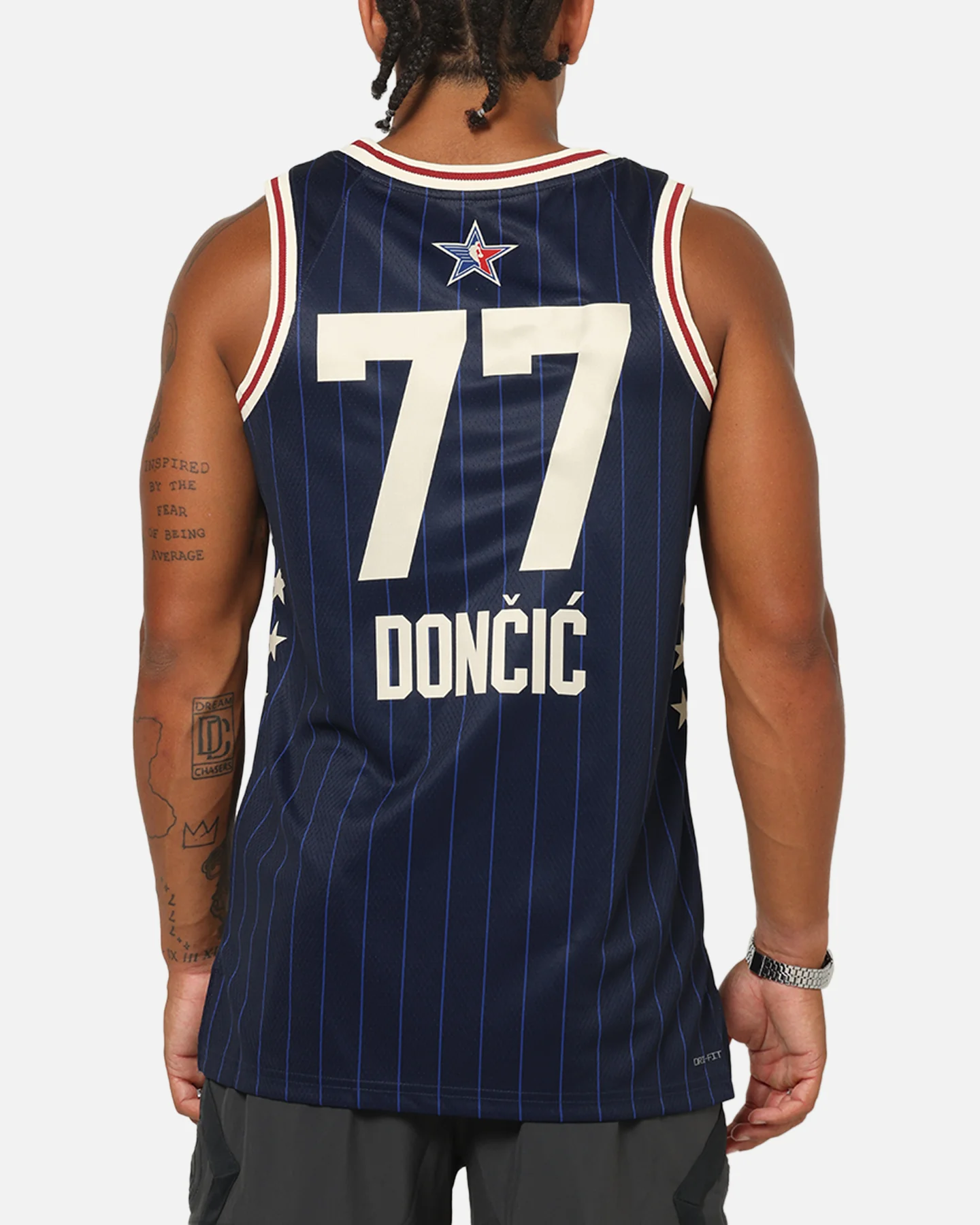 Jordan Luka Dončić All-Star 73rd Anniversary Swingman Jersey Navy - Image 3