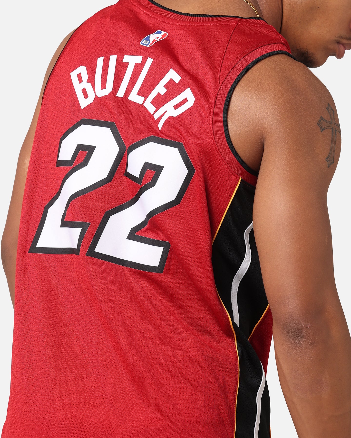 Jordan Miami Heat Jimmy Butler Statement Edition 2022/23 Dri-FIT Swingman Jersey Tough Red - Image 7