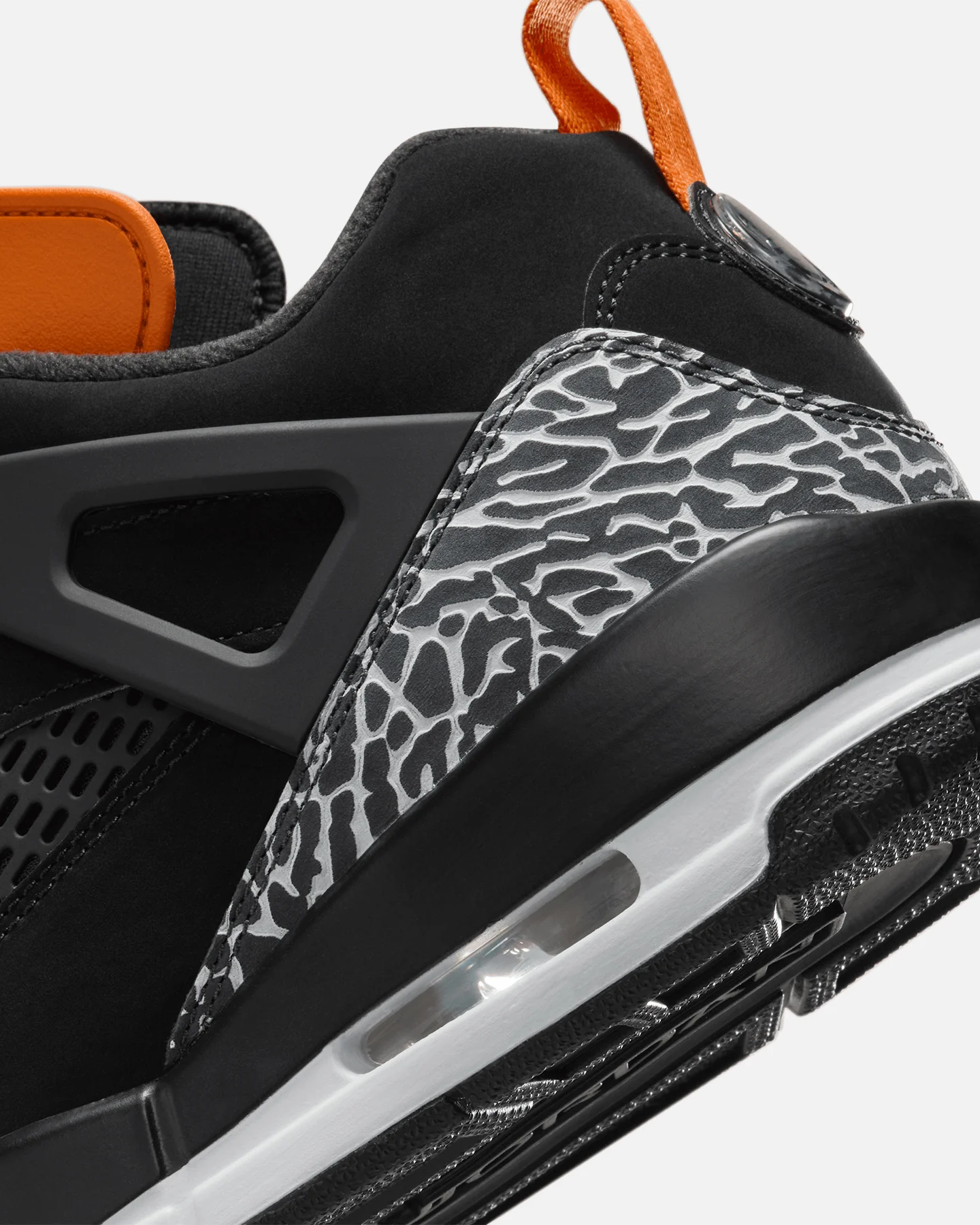 Jordan Spizike Low Black/Black-Starfish/White - Image 8