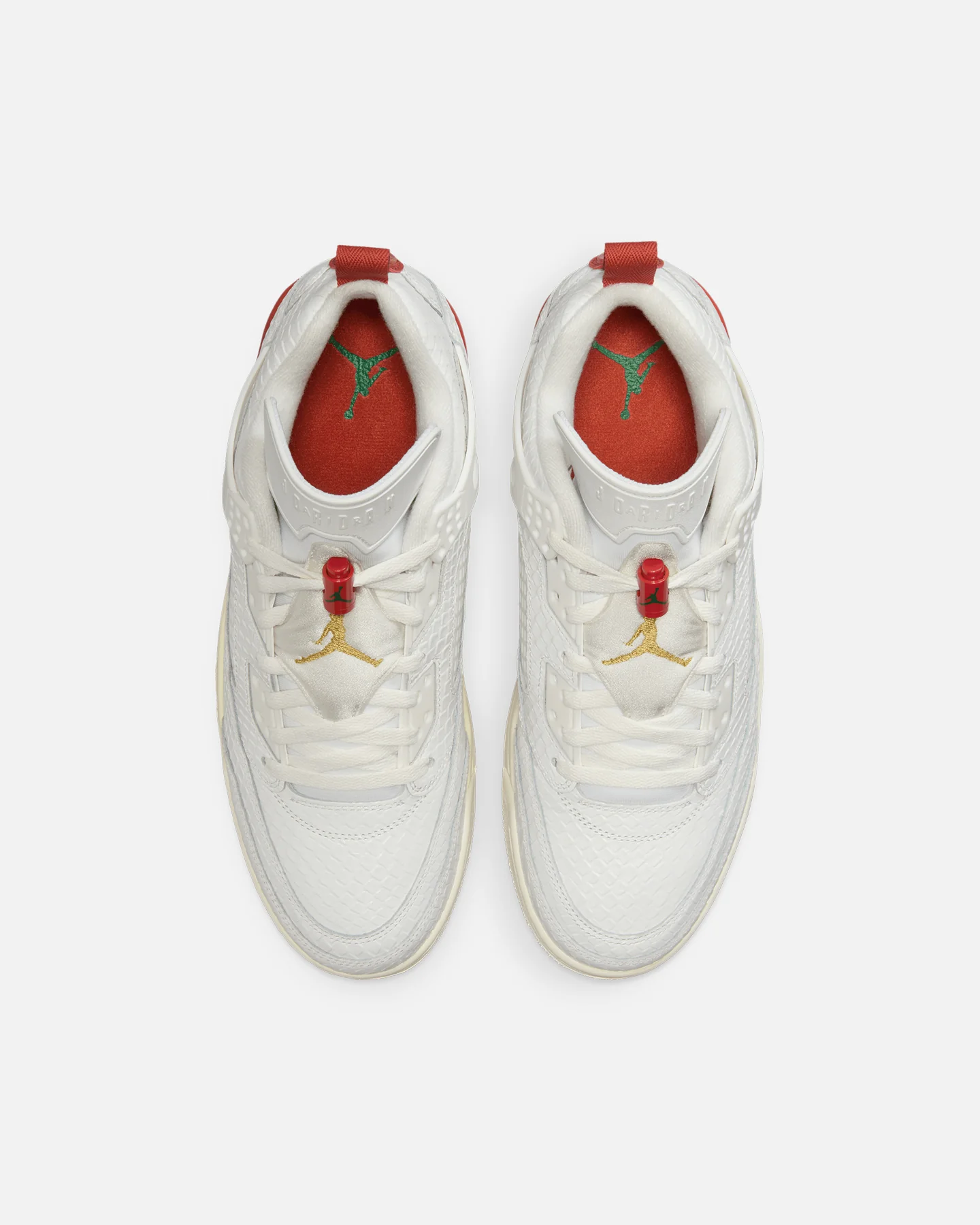 Jordan Spizike Low "El Vuelo" Summit White/Metallic Gold-Dragon Red - Image 7