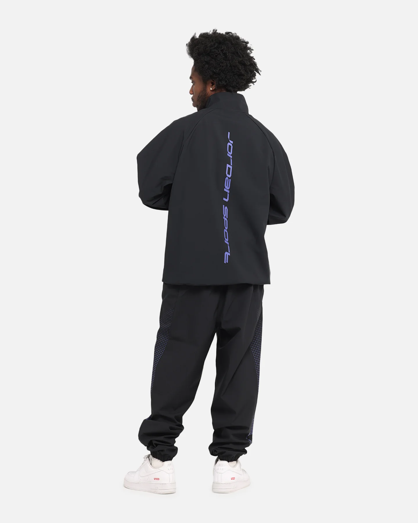 Jordan Sport Jam Sport Warm-Up Jacket Black/Purple - Image 4
