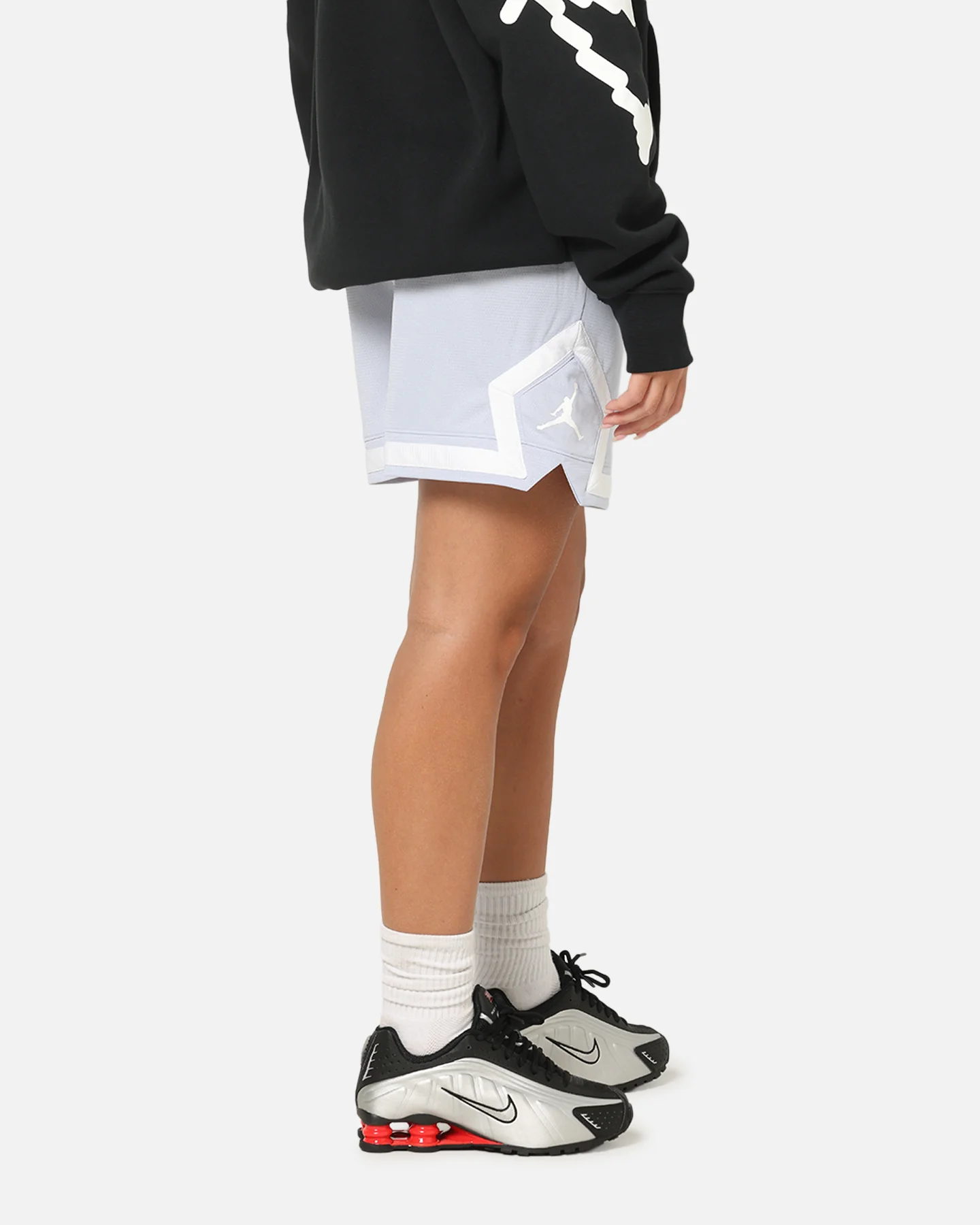 Jordan Women's 4" Diamond Shorts Ghost - Image 5