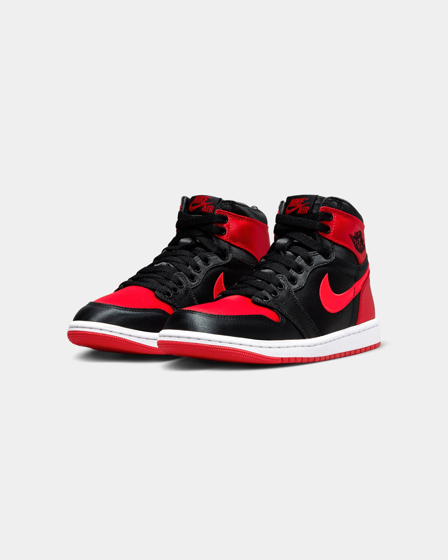 Jordan Women's Air Jordan 1 Retro High OG "Satin Bred" Black/University Red - Image 2