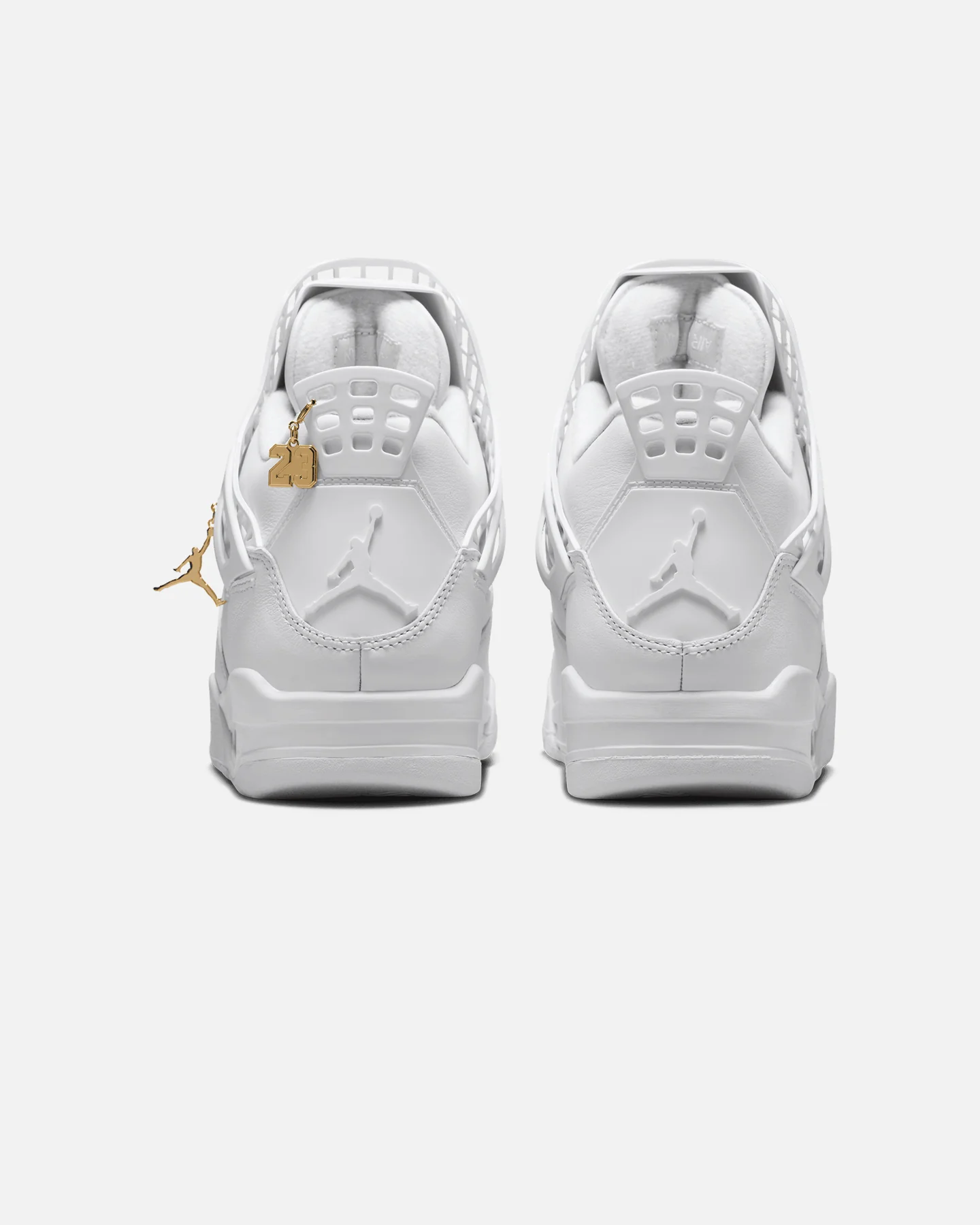 Jordan Women's Air Jordan 4 Net "Triple White" White/Metallic - Image 3