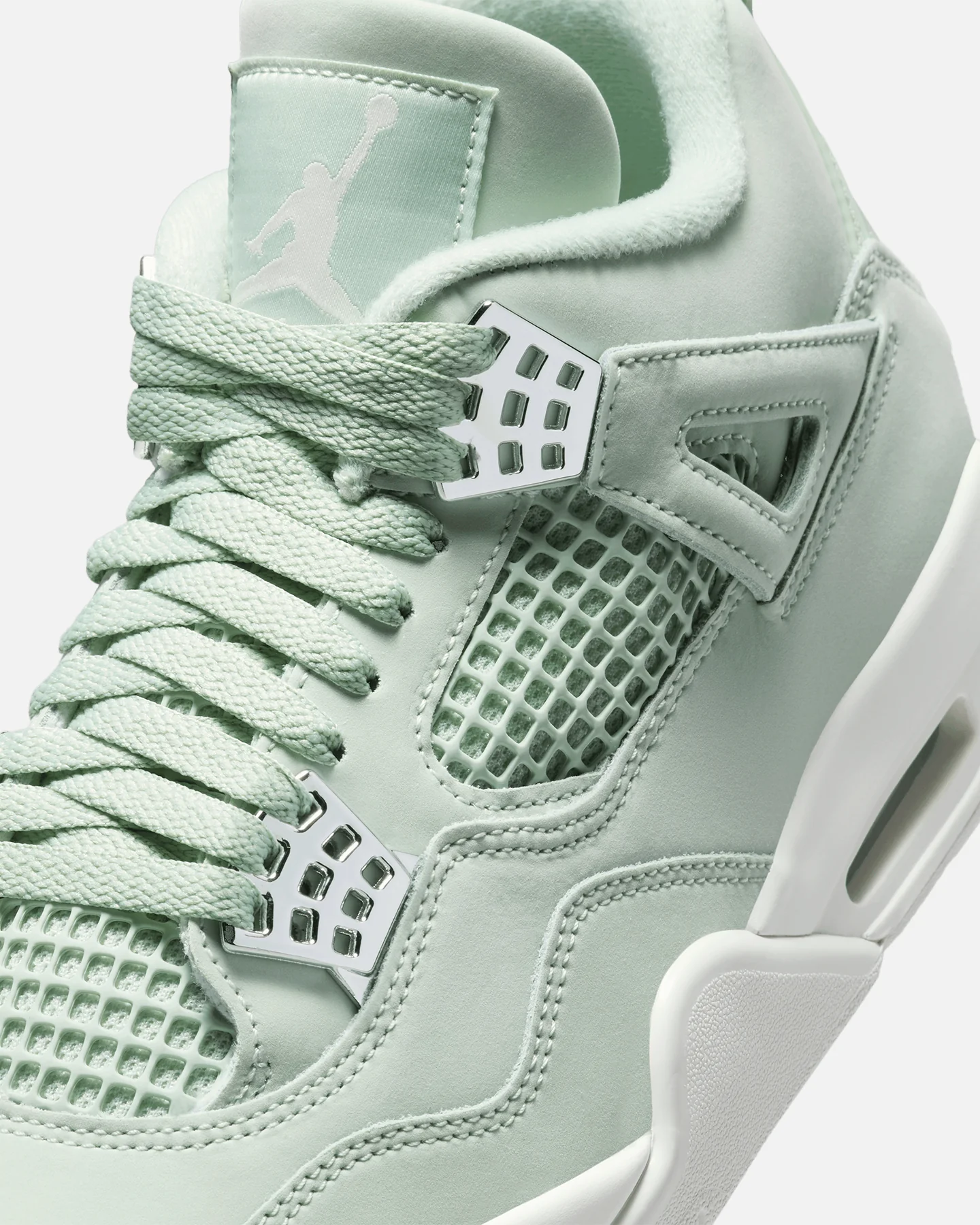 Jordan Women's Air Jordan 4 Retro "Seafoam" Seafoam - Image 6