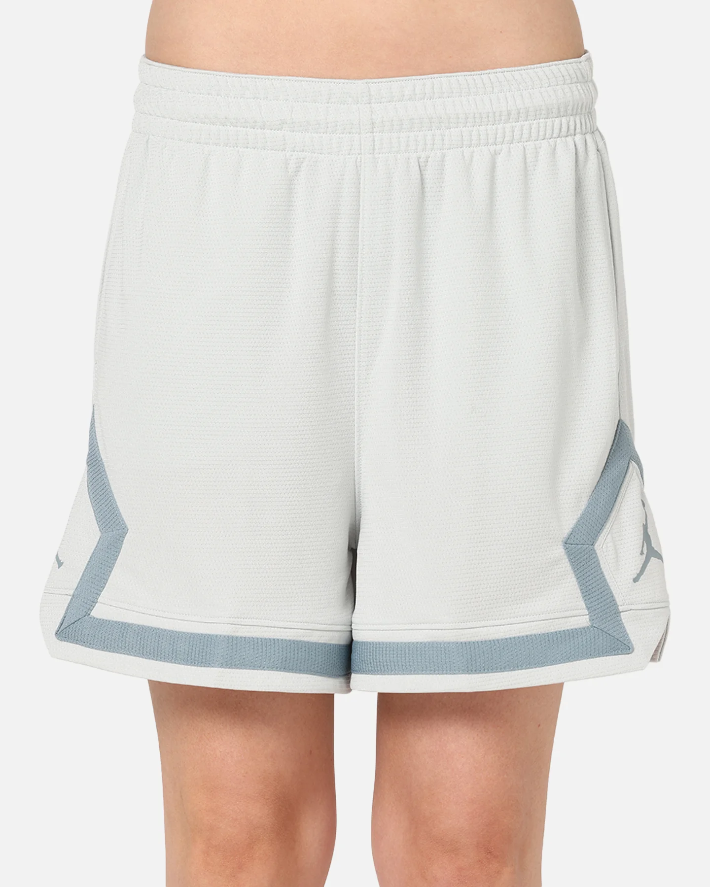 Jordan Women's Dri-FIT 4" Diamond Shorts Light Silver - Image 7
