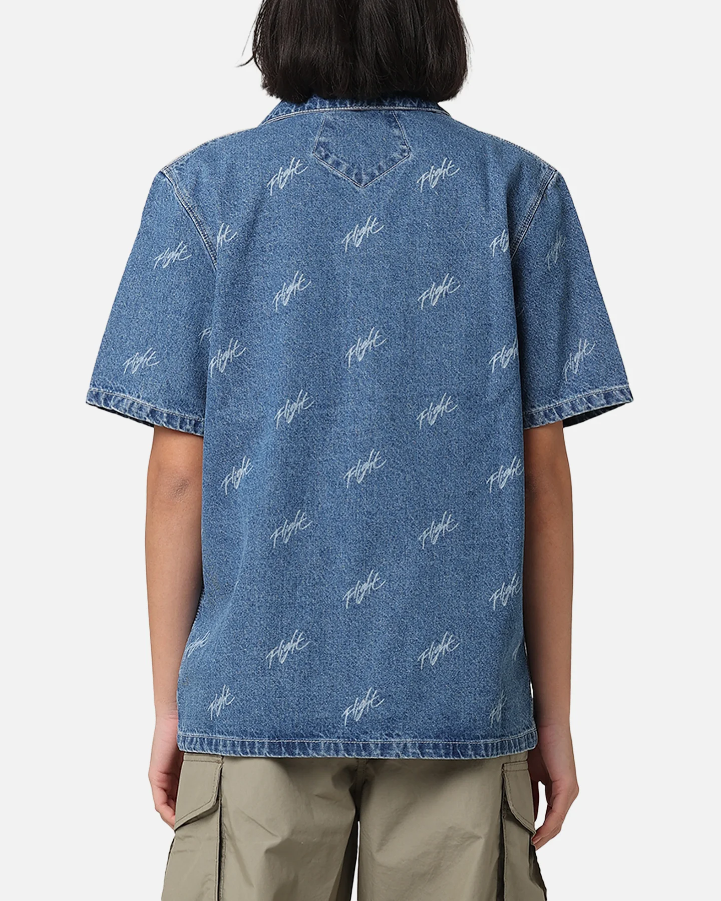Jordan Women's Woven Denim Top Stone Blue - Image 3
