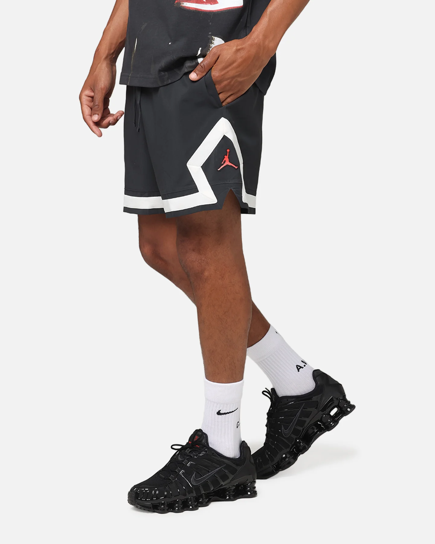 Jordan X Paris Saint-Germain Dri-Fit Diamond Shorts Off Noir - Image 6