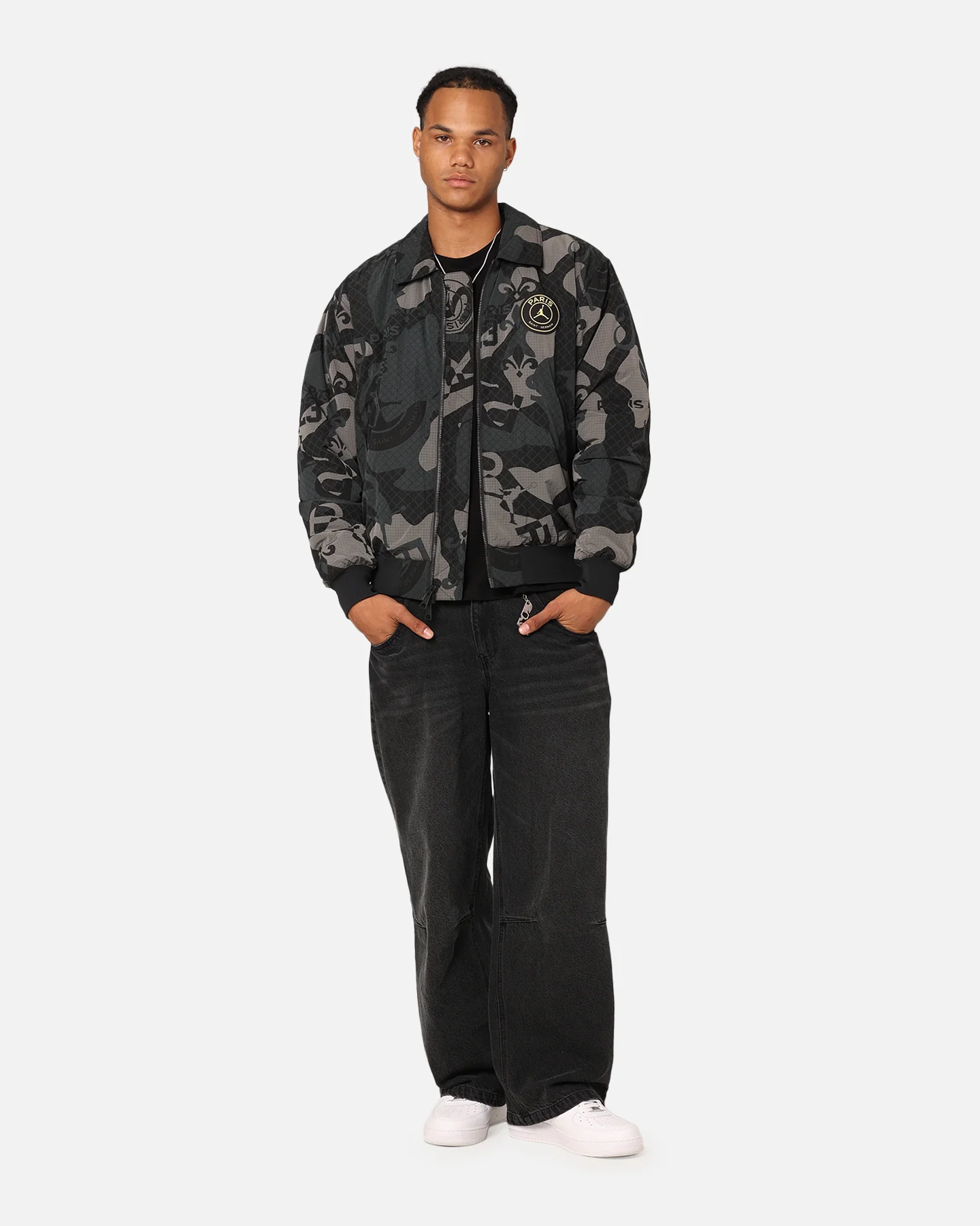 Jordan X Paris Saint-Germain Jacket Black - Image 3