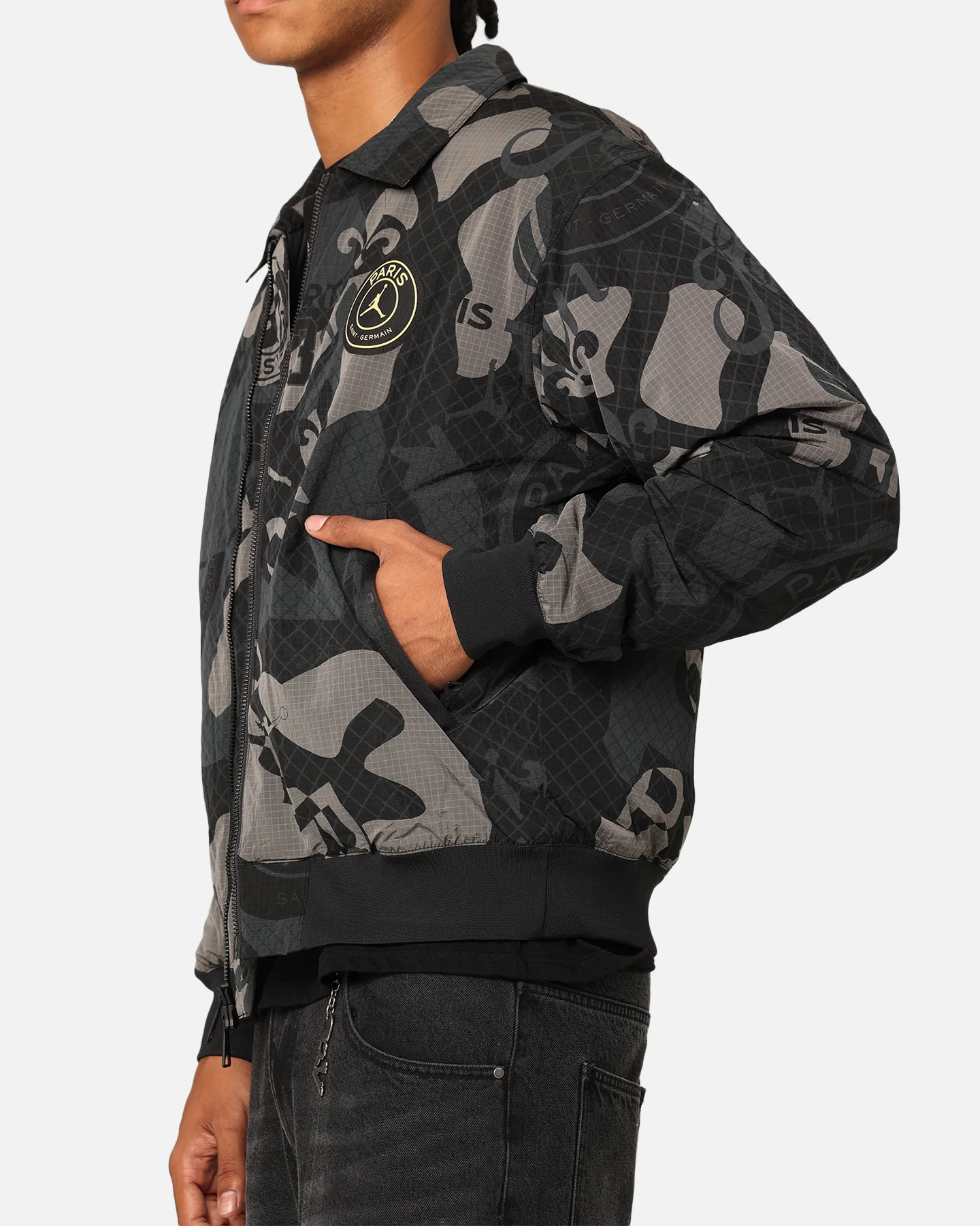 Jordan X Paris Saint-Germain Jacket Black - Image 7