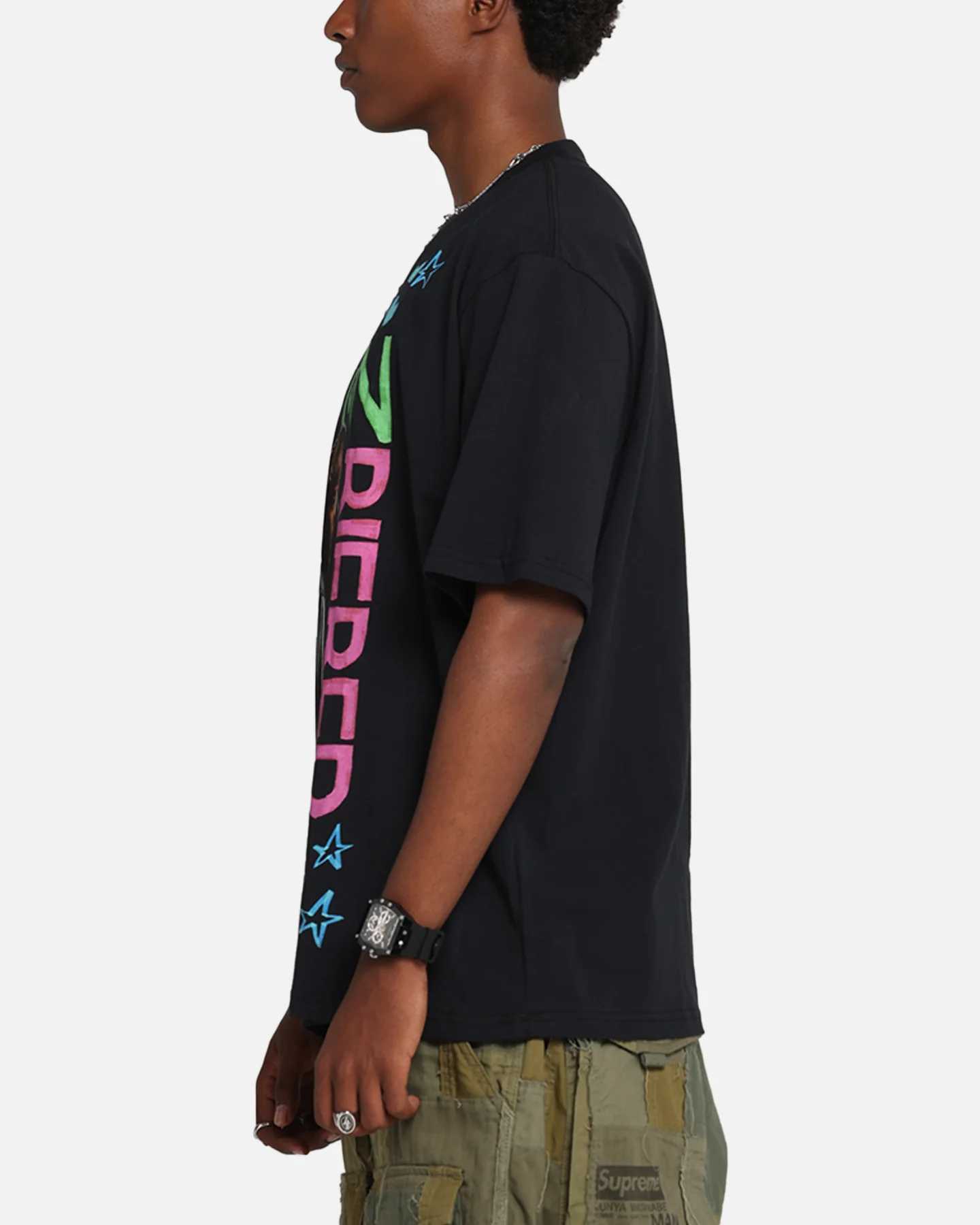 Justin Bieber Bieber T-Shirt Black - Image 5