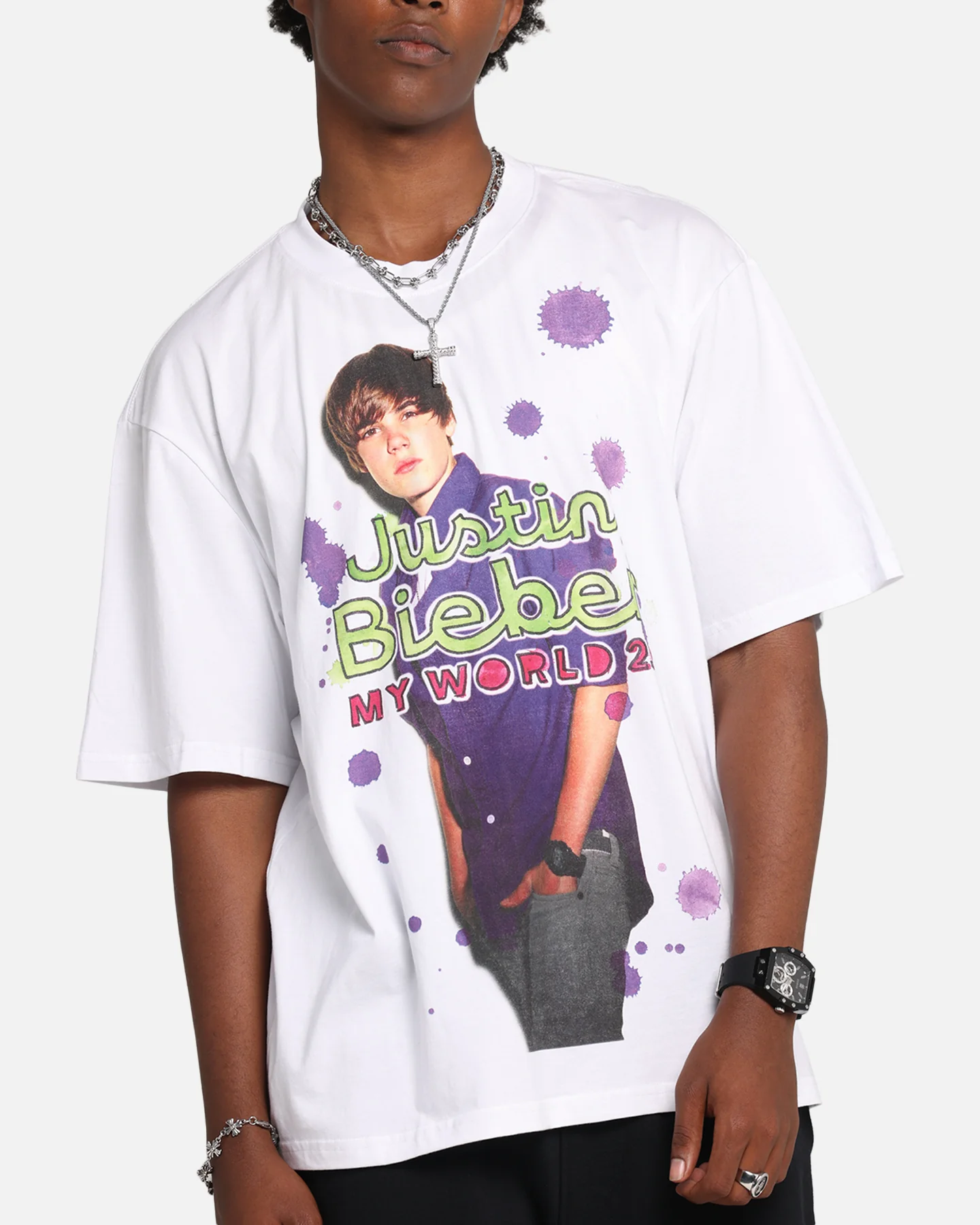 Justin Bieber My World T-Shirt White - Image 6
