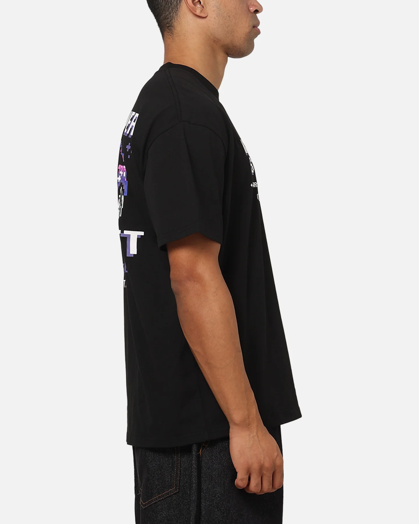Key Street 16 Bit Heavy T-Shirt Black - Image 5
