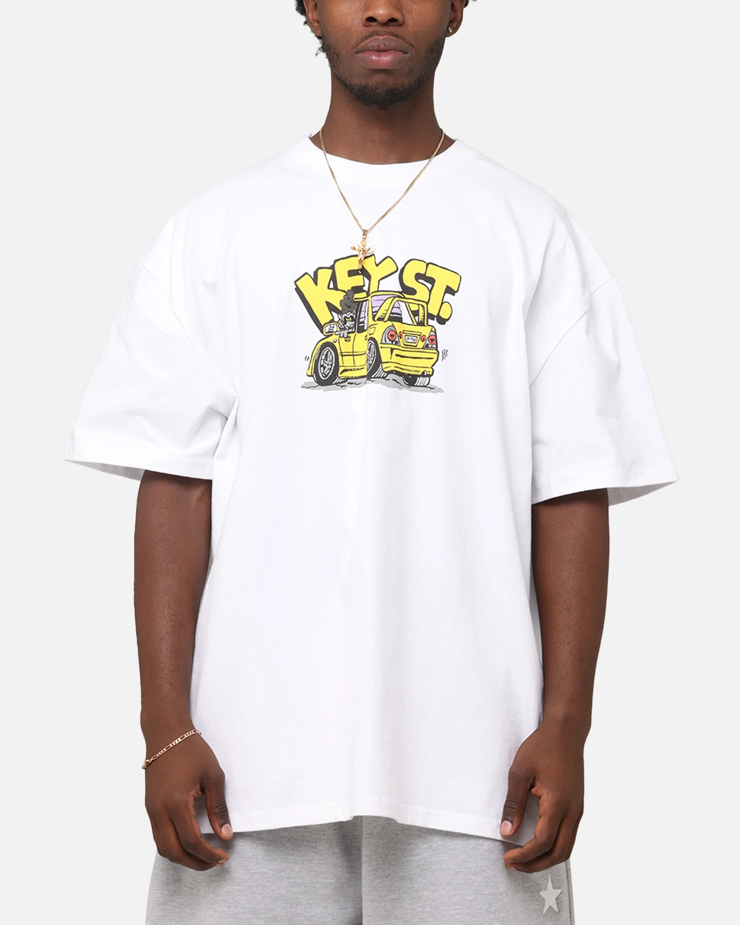 Key Street X FRKO Racoons T-Shirt White - Image 2