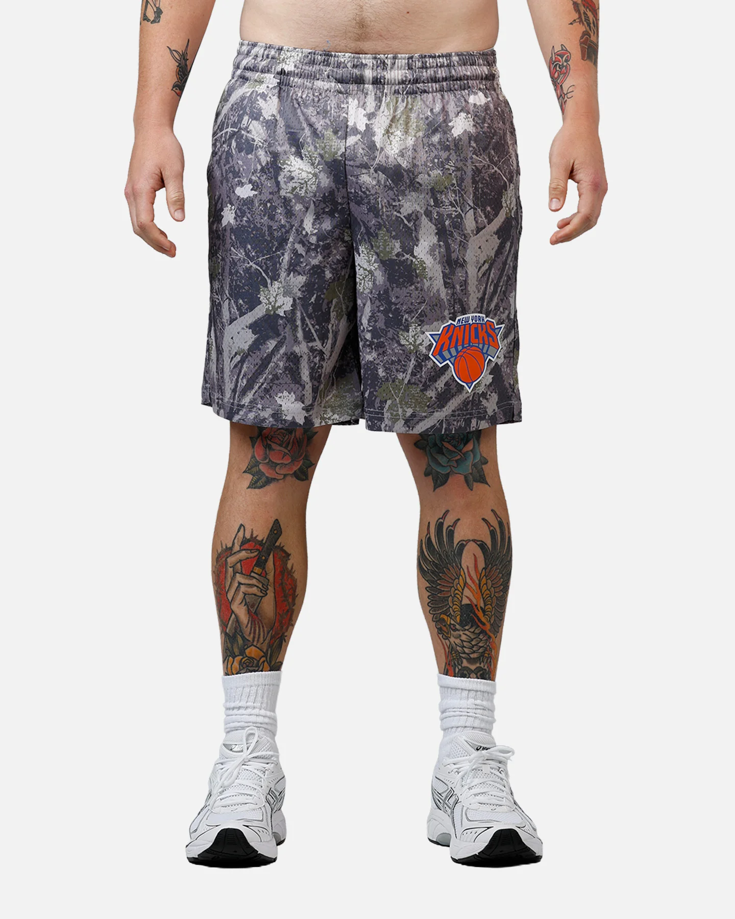 New Era New York Knicks Camo Shorts Camo - Image 6