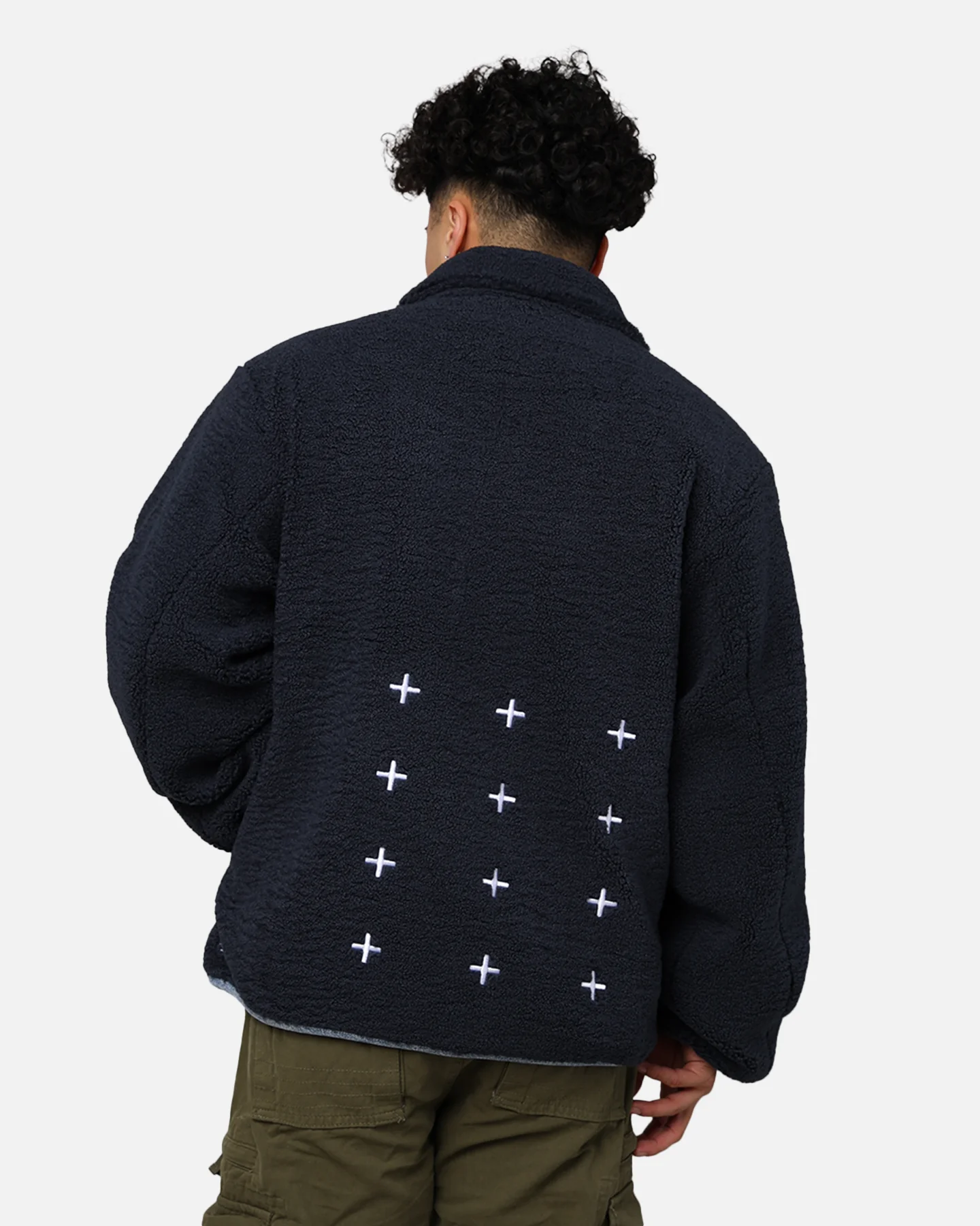 Ksubi Ice Breaker Zip Through Punk Jacket Navy - Image 2