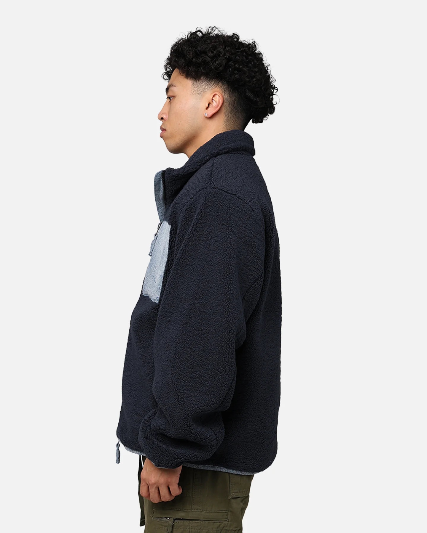 Ksubi Ice Breaker Zip Through Punk Jacket Navy - Image 7