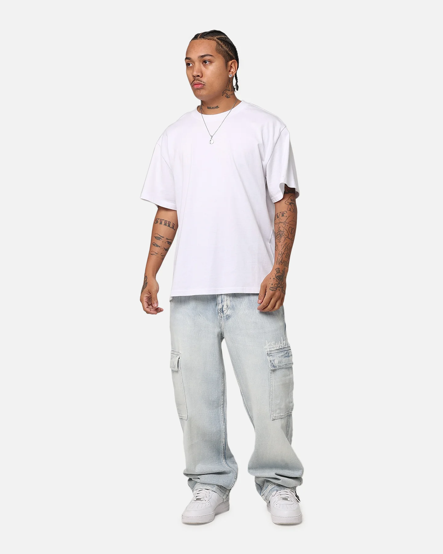 Ksubi Riot Cargo Pant Blue Ice Denim - Image 2