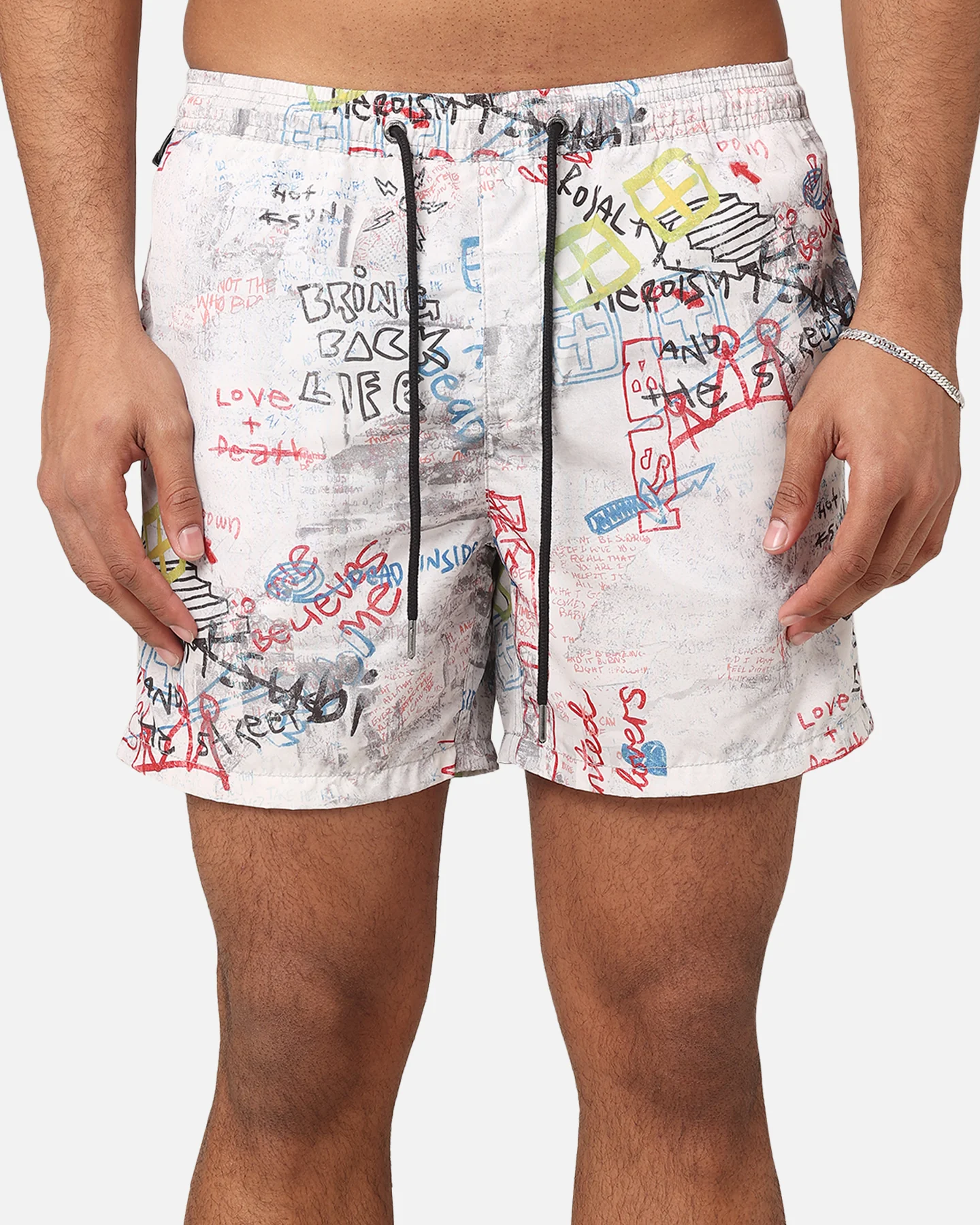 Ksubi Skrawler Board Shorts White - Image 7