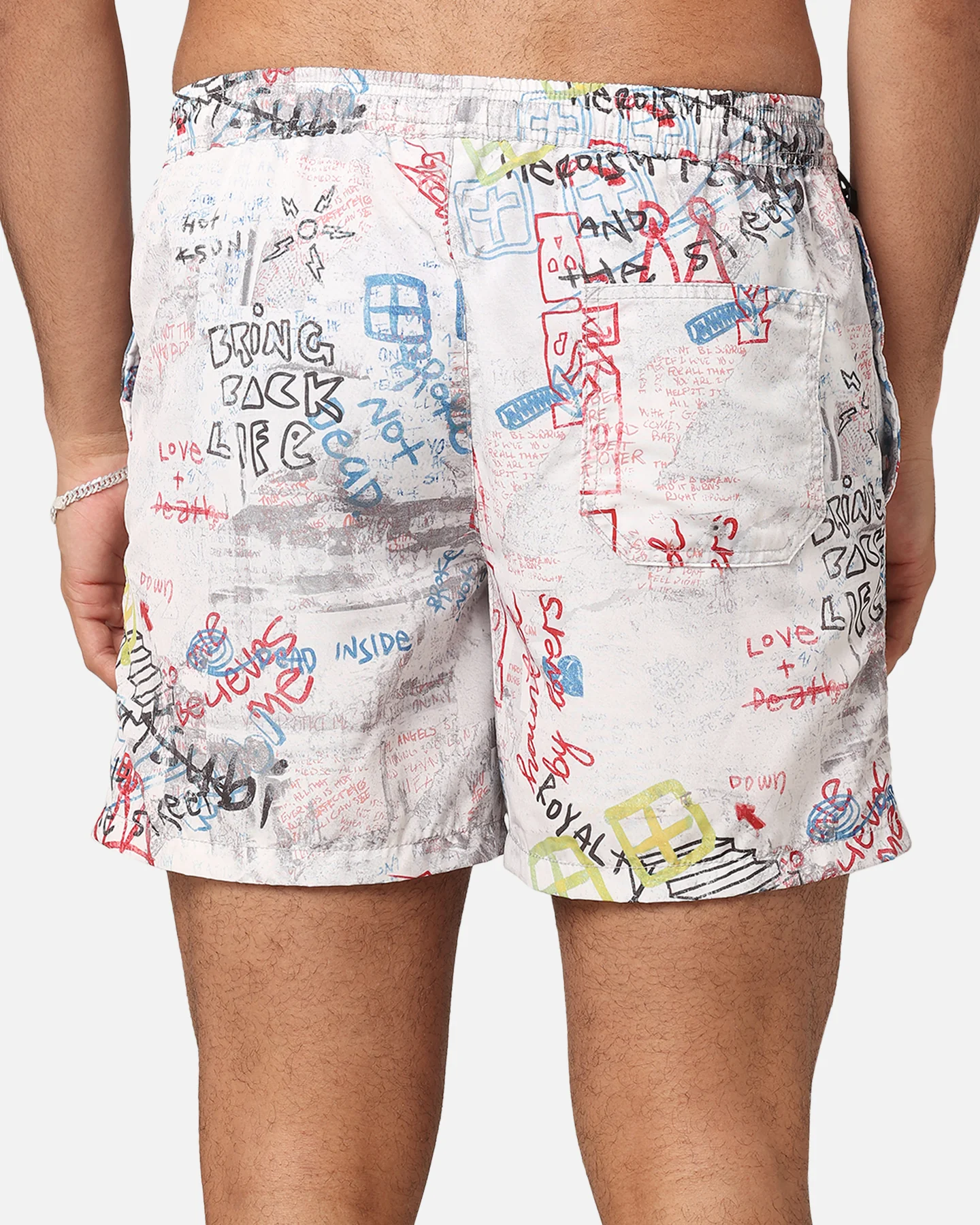Ksubi Skrawler Board Shorts White - Image 8