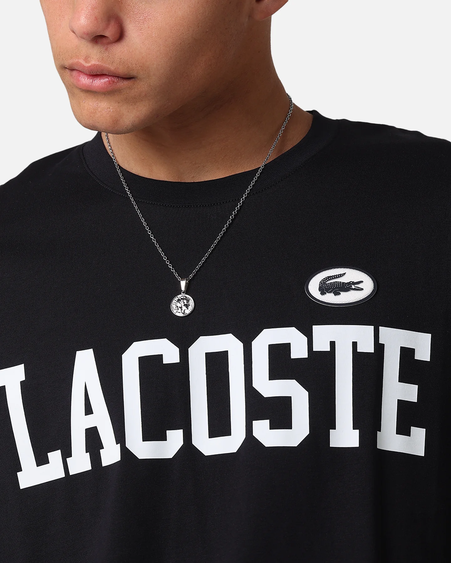 Lacoste French Iconics T-Shirt Black - Image 6