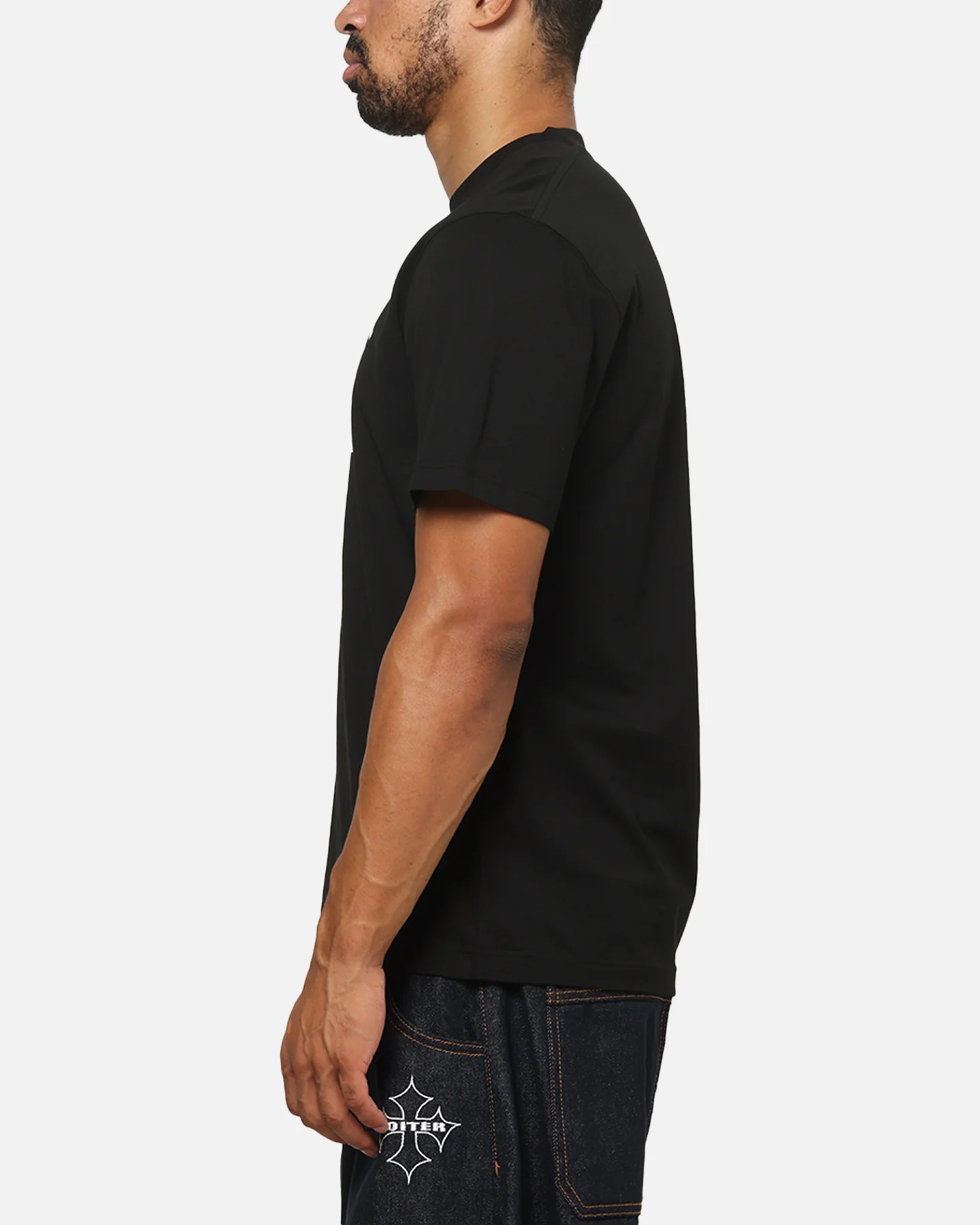 Lacoste Soft Branding Croc Logo T-Shirt Black - Image 5