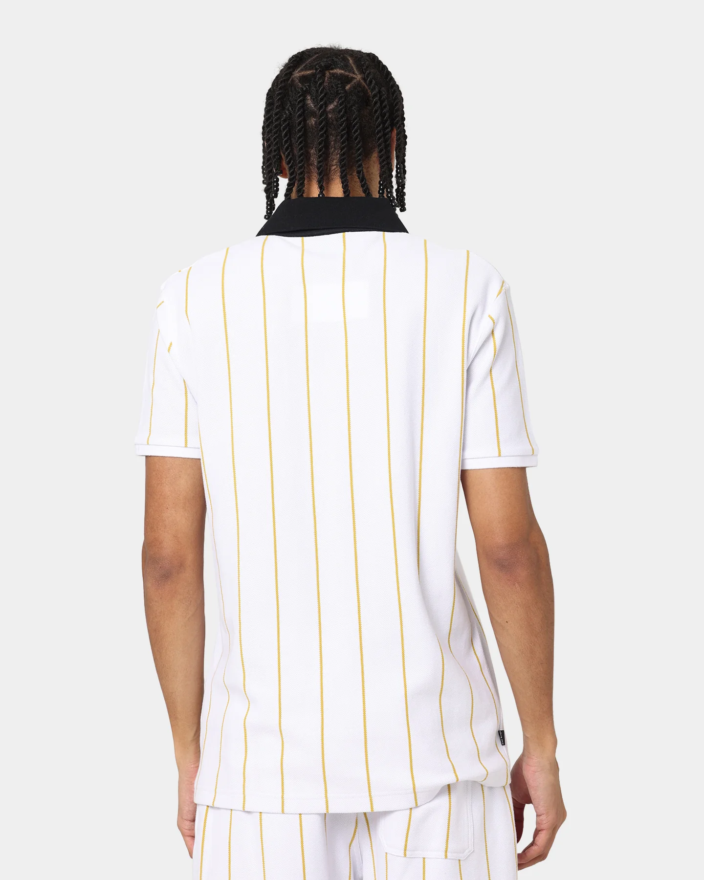 Last Kings Cairo Short Sleeve Polo Shirt White - Image 4