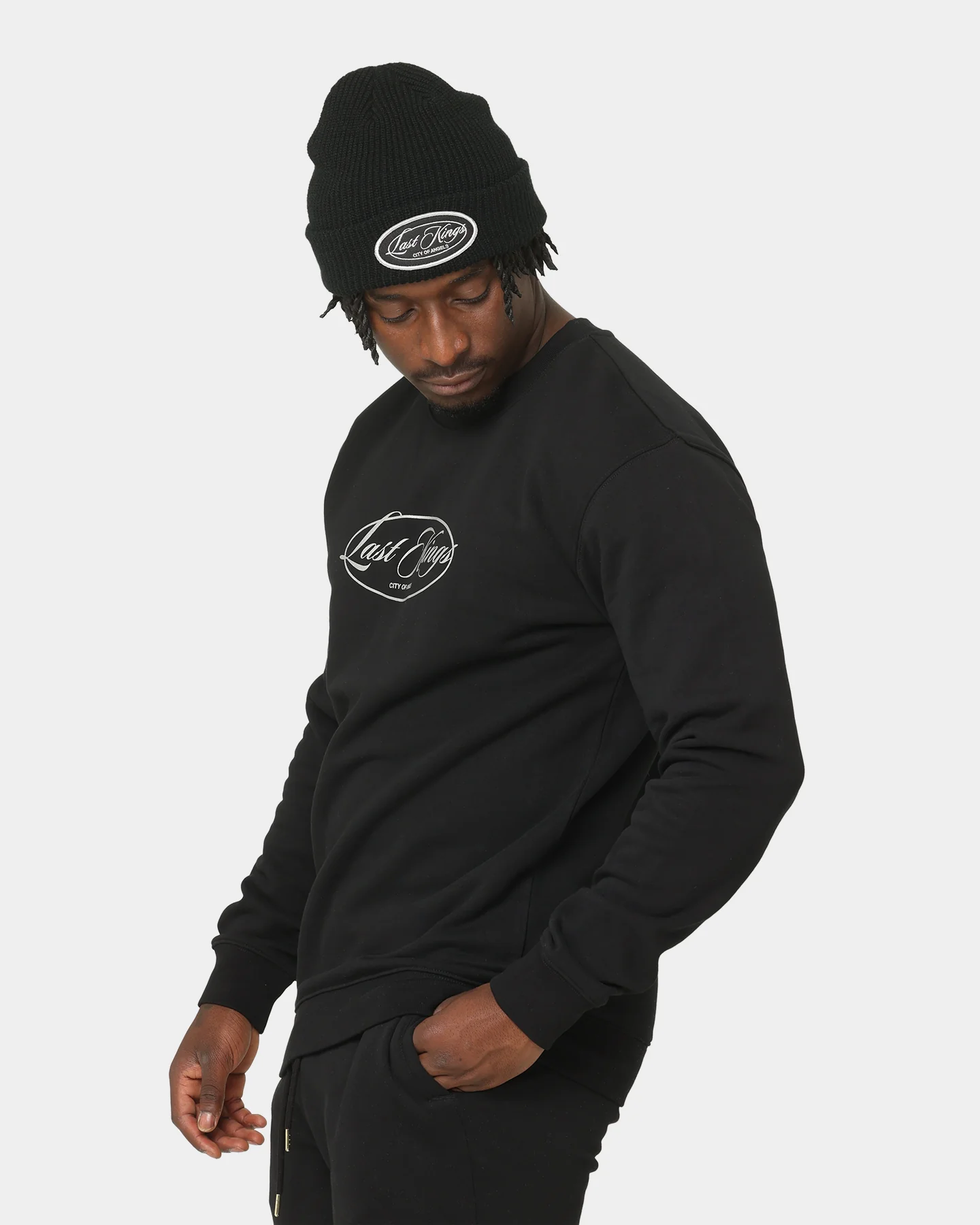 Last Kings City Of Angels Crewneck Black - Image 6