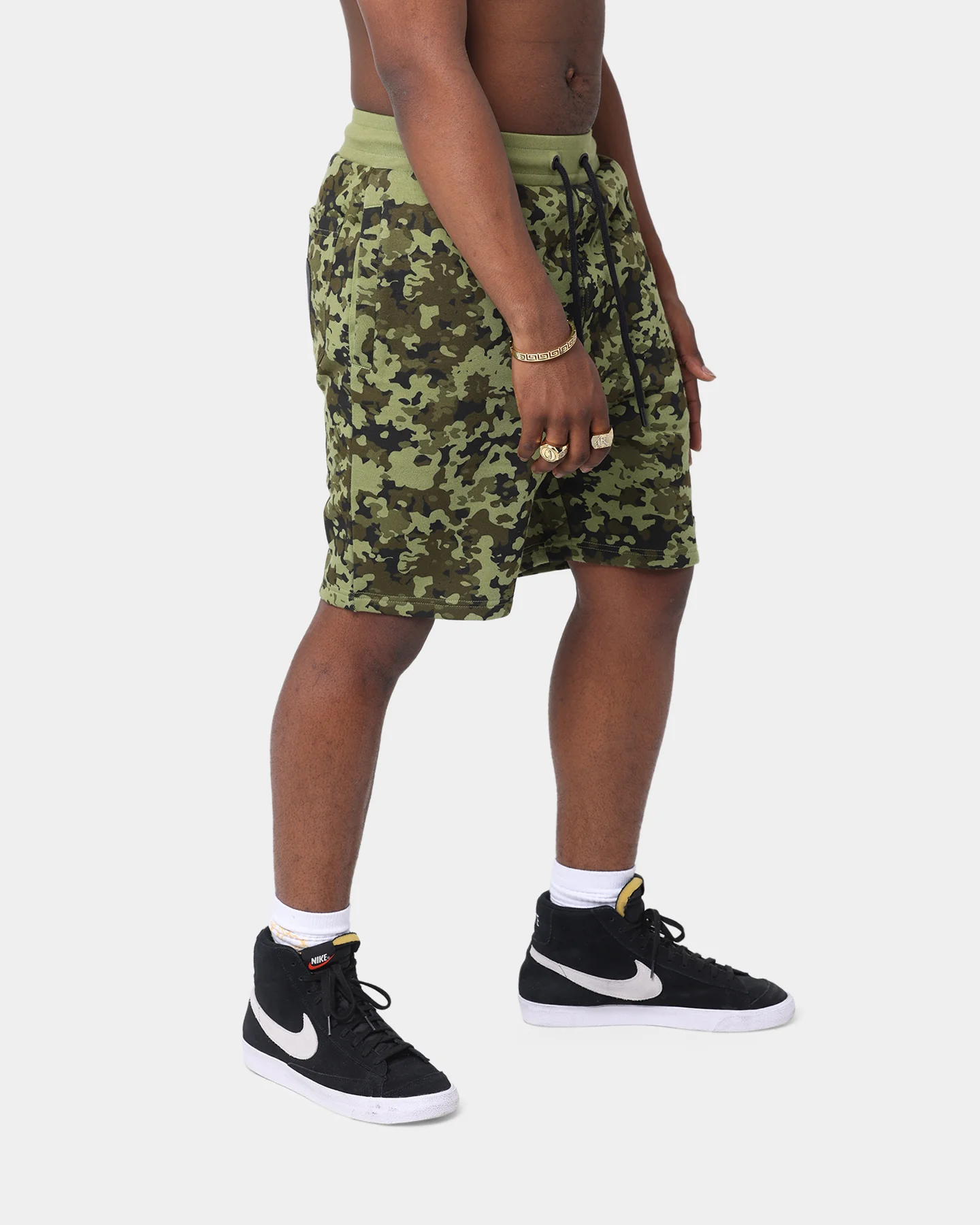 Last Kings Pharaoh Camo Sweat Shorts Camo - Image 5