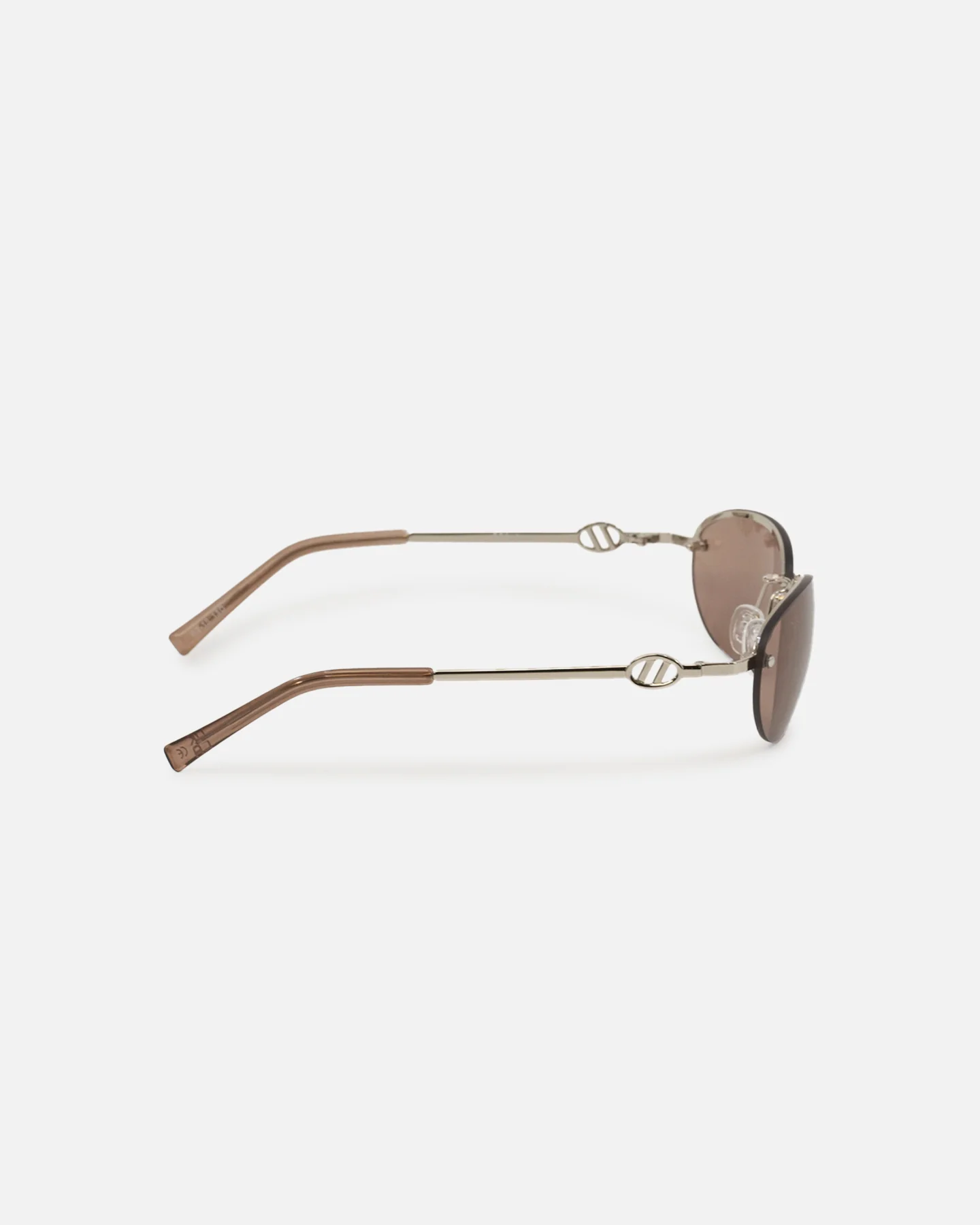 Le Specs Slinky Sunglasses Silver - Image 5