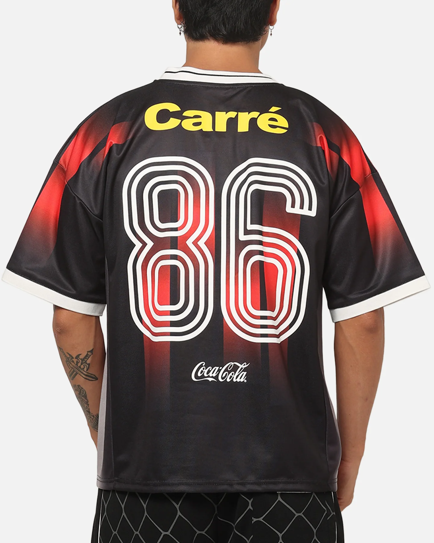 Carre Carré X Coca Cola Legacy Stripped Jersey Black/Red - Image 2