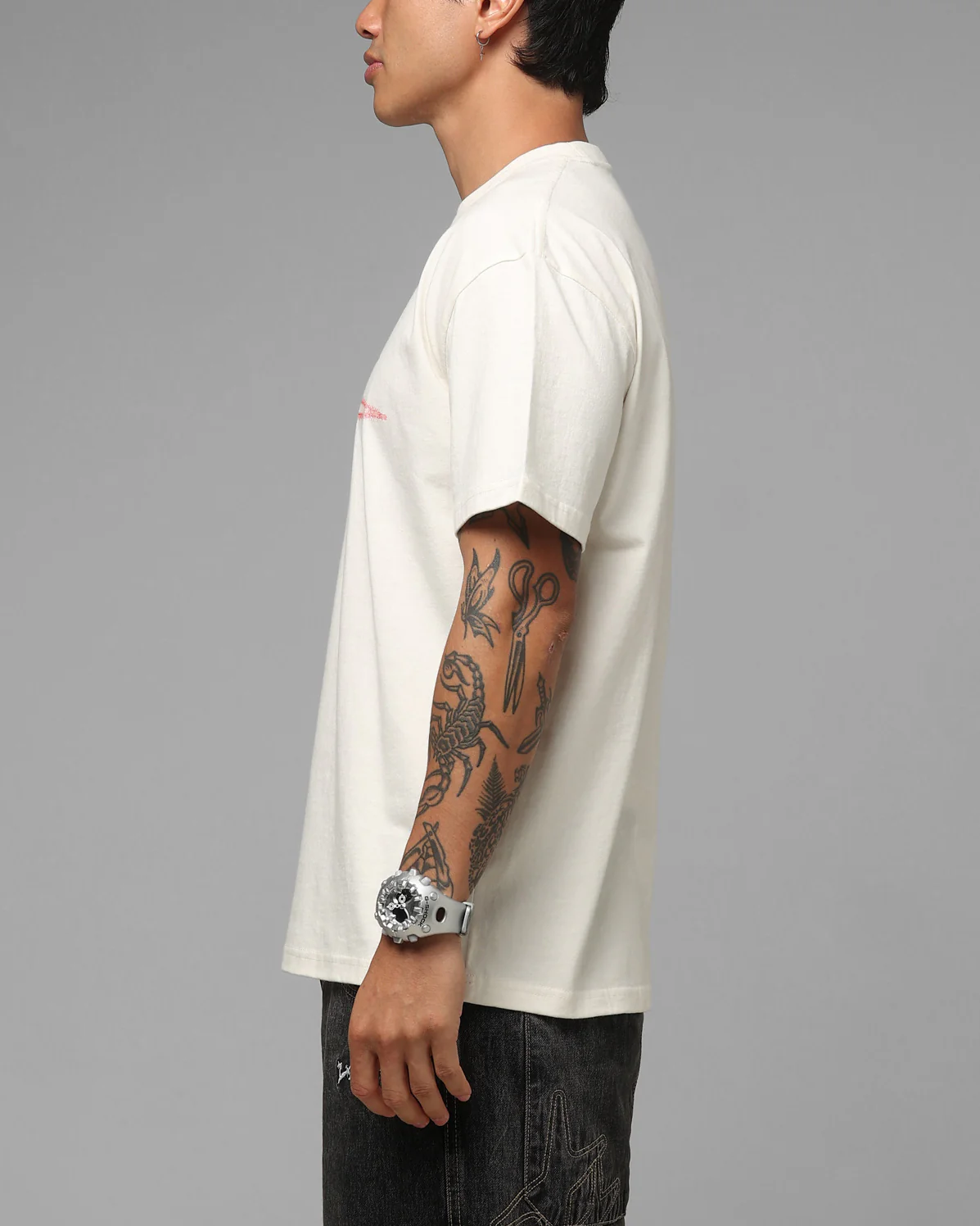 Loiter Afterimage T-Shirt Off White - Image 5