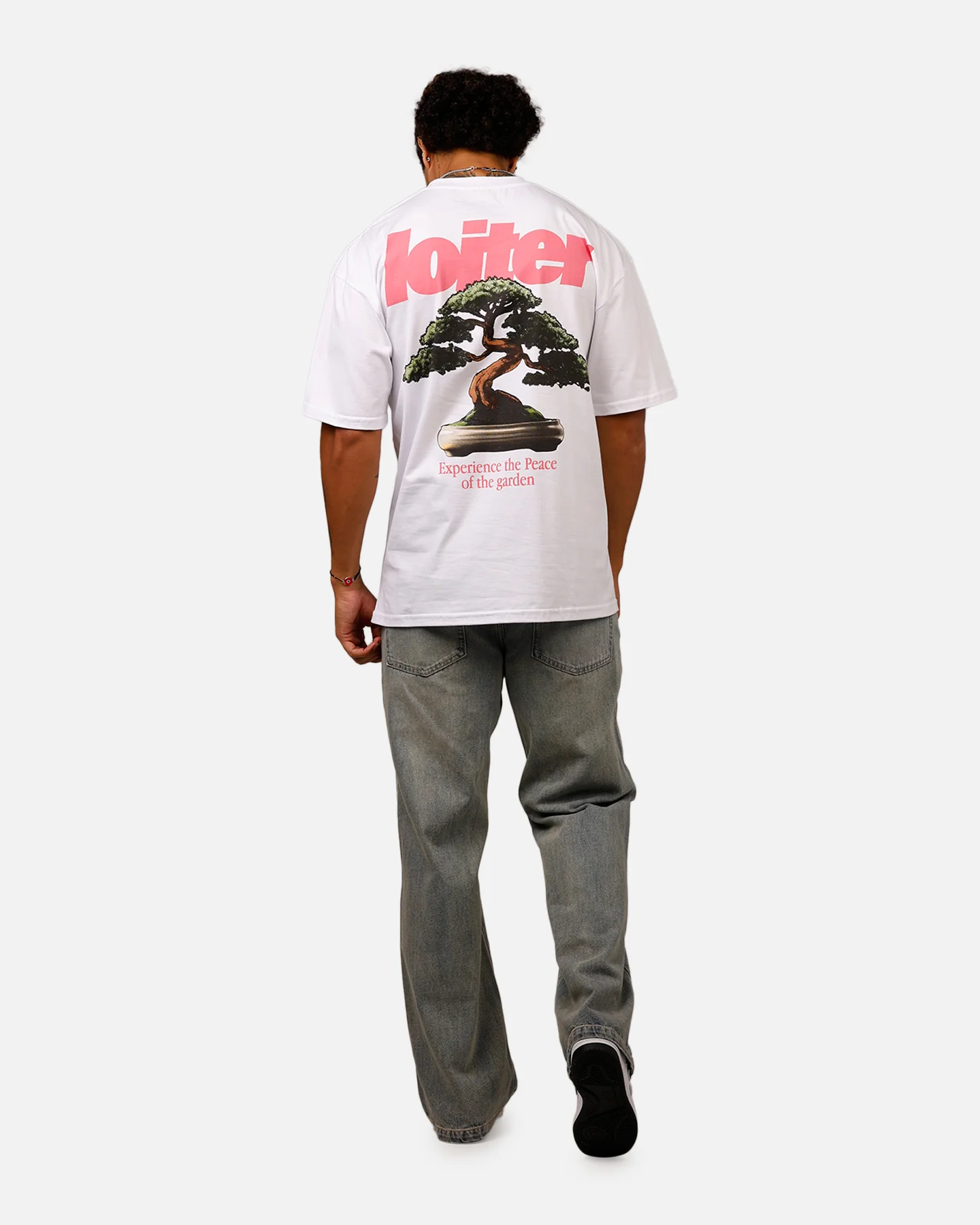 Loiter Bonsai T-Shirt White - Image 6